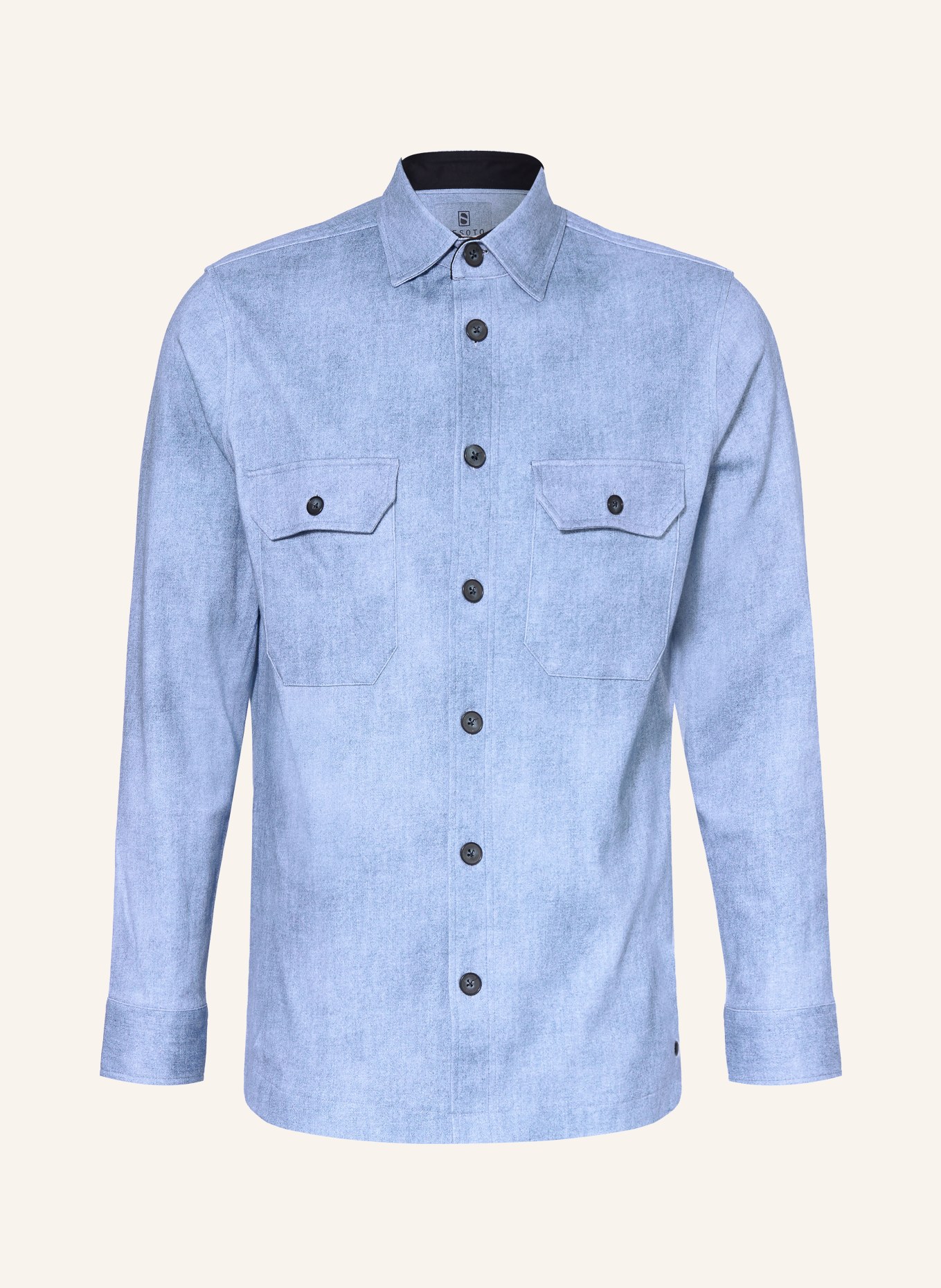 DESOTO overshirt: LIGHT BLUE