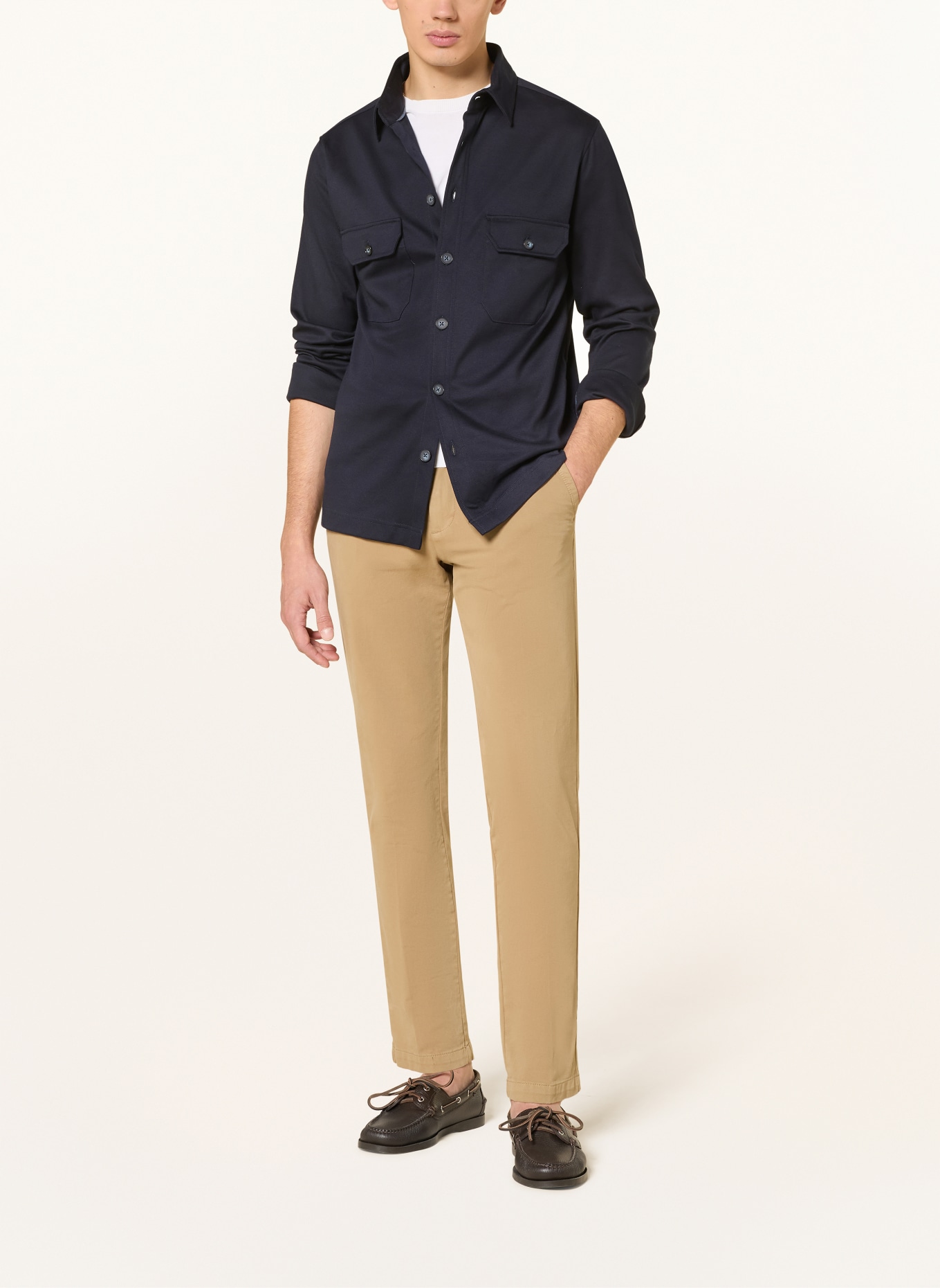 DESOTO Jersey-overjas: DONKERBLAUW