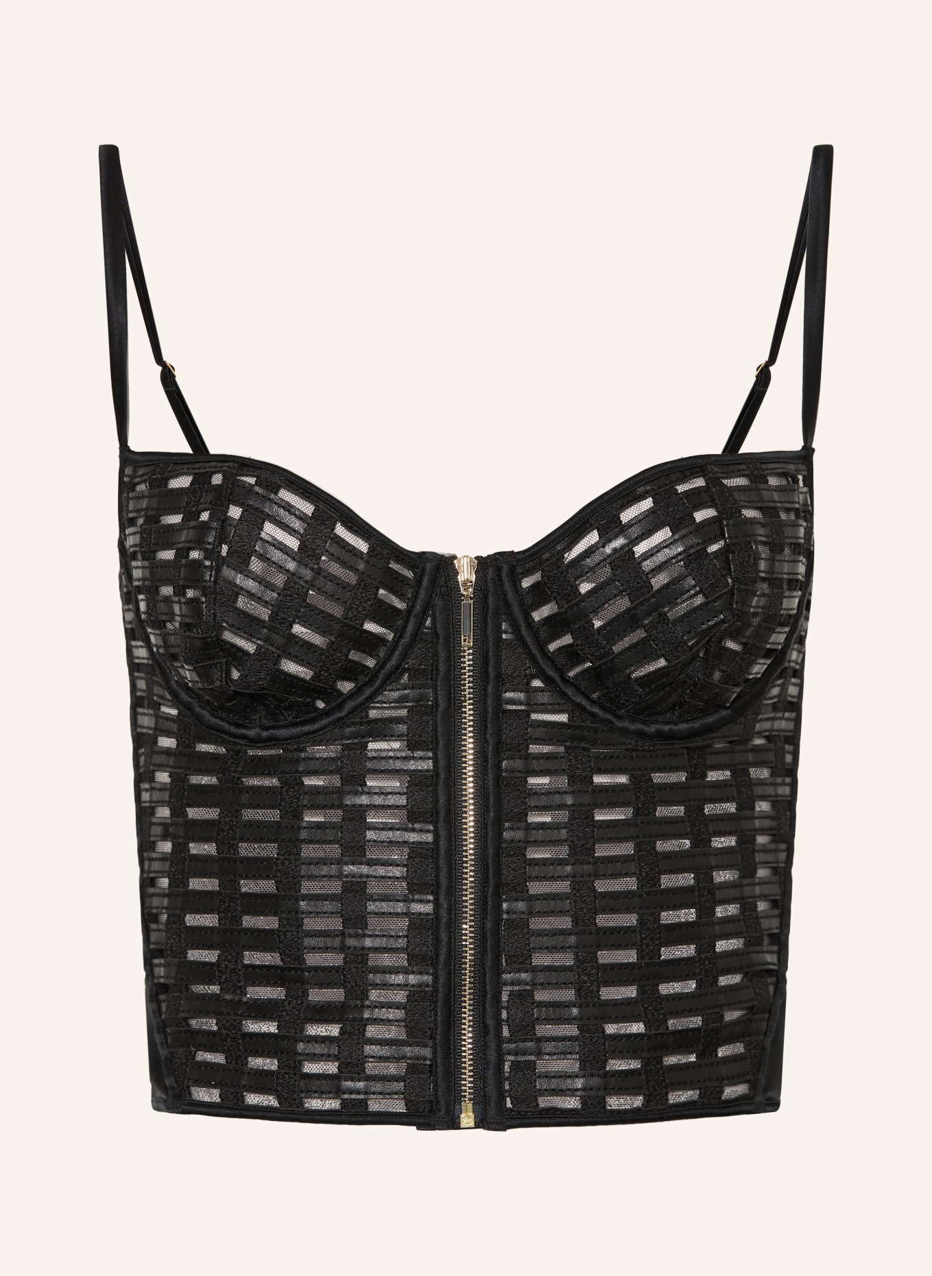 LIVY Corsage BLACK LIGHT: SCHWARZ