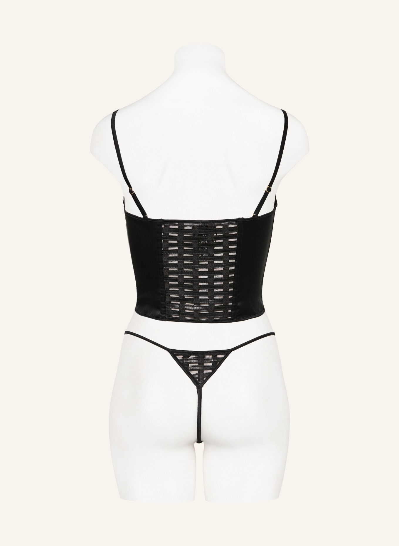 LIVY Corsage BLACK LIGHT: SCHWARZ