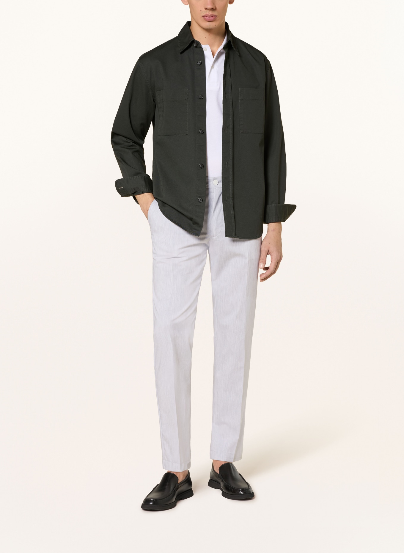 BOSS Chino KANE Modern Regular Fit: HELLGRAU