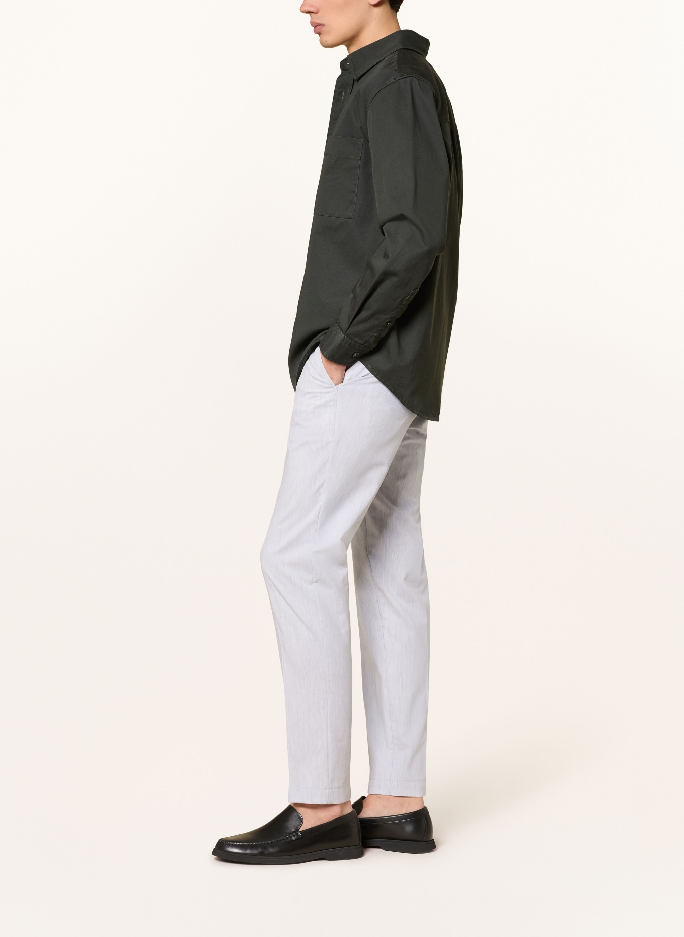 BOSS Chino KANE Modern Regular Fit: HELLGRAU