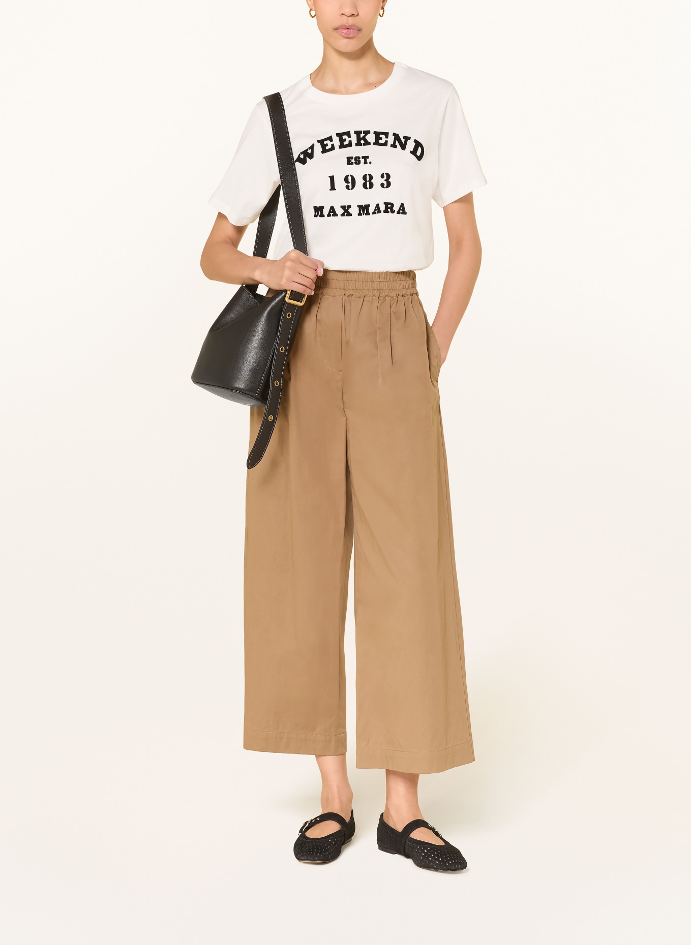 WEEKEND Max Mara Culotte GOLFO: COGNAC