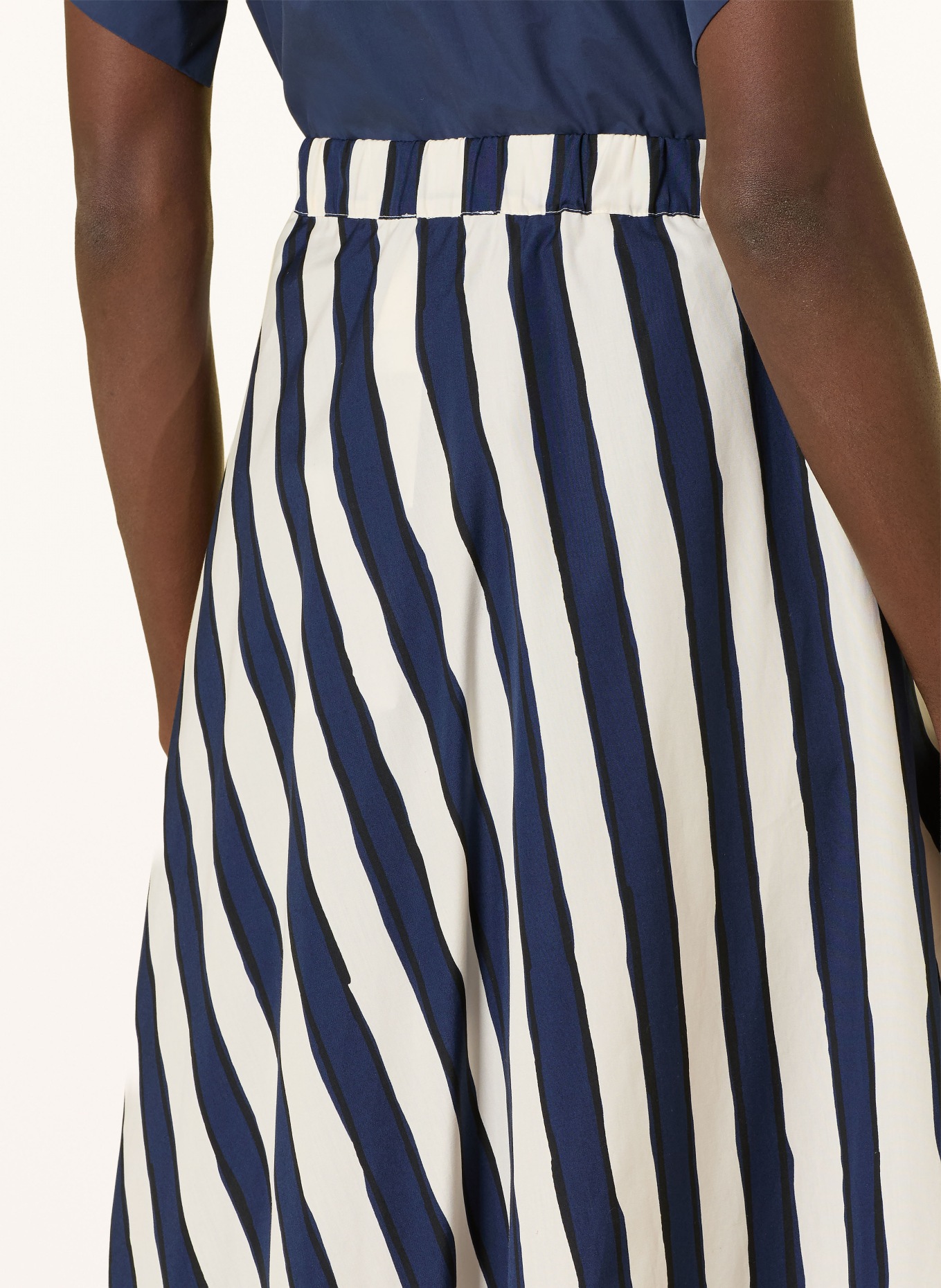 WEEKEND Max Mara Jupe UOMO: BLEU FONCÉ / CRÈME / NOIR