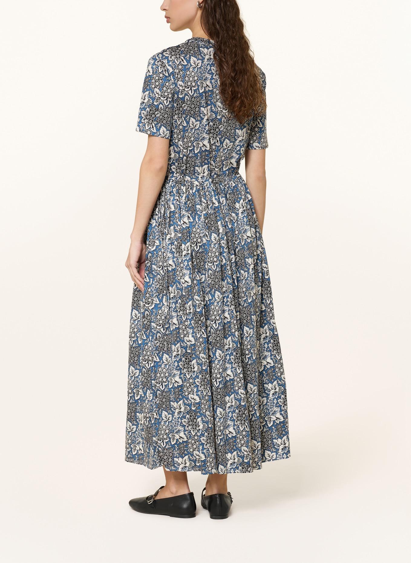 WEEKEND Max Mara Sukienka z dżerseju FASCINO: NIEBIESKI / BIAŁY / CZARNY