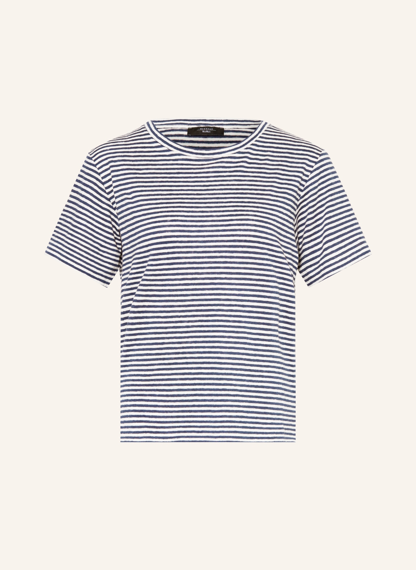 WEEKEND Max Mara T-shirt PELOTA: DONKERBLAUW / BEIGE