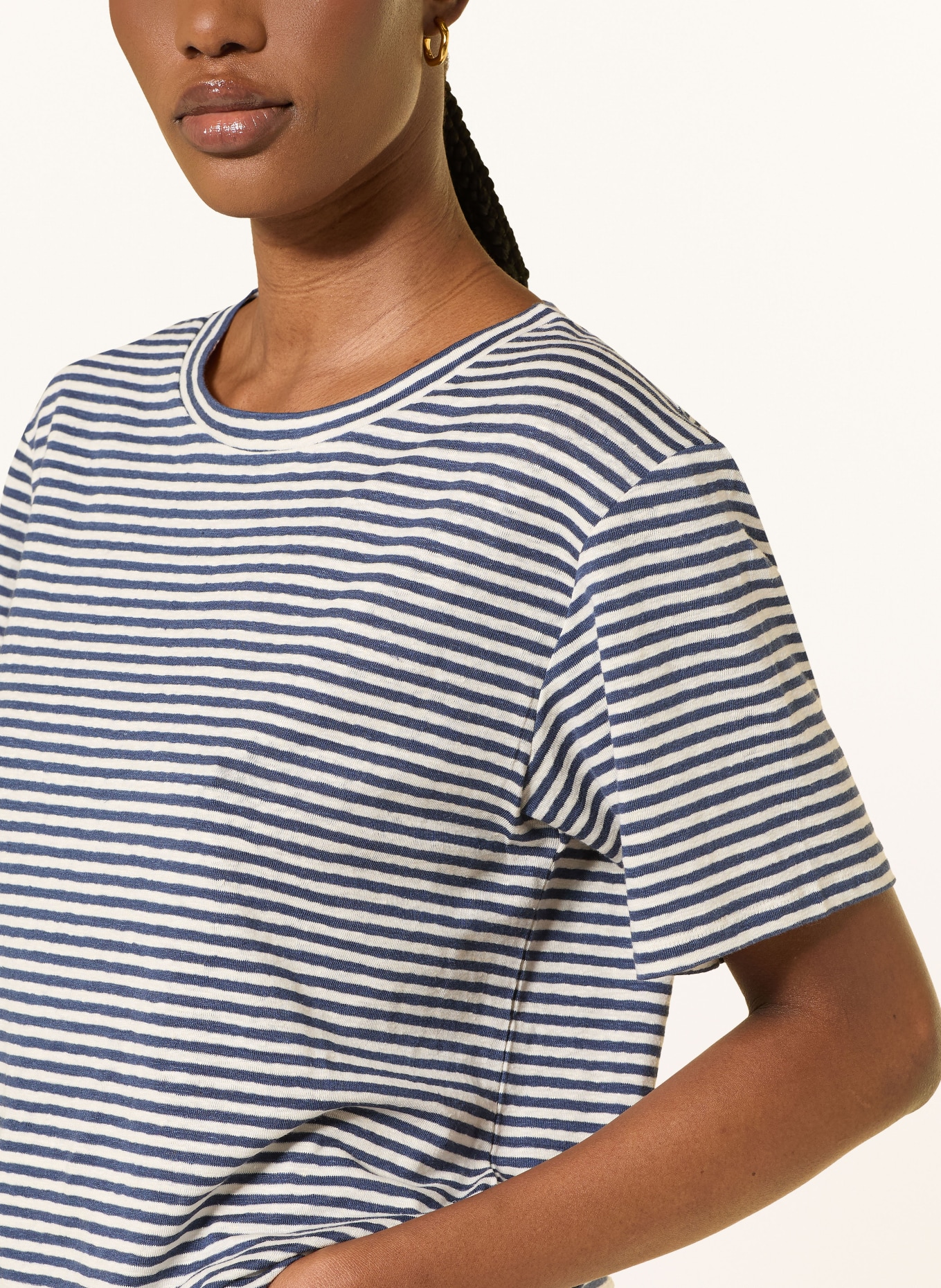 WEEKEND Max Mara T-shirt PELOTA: DONKERBLAUW / BEIGE