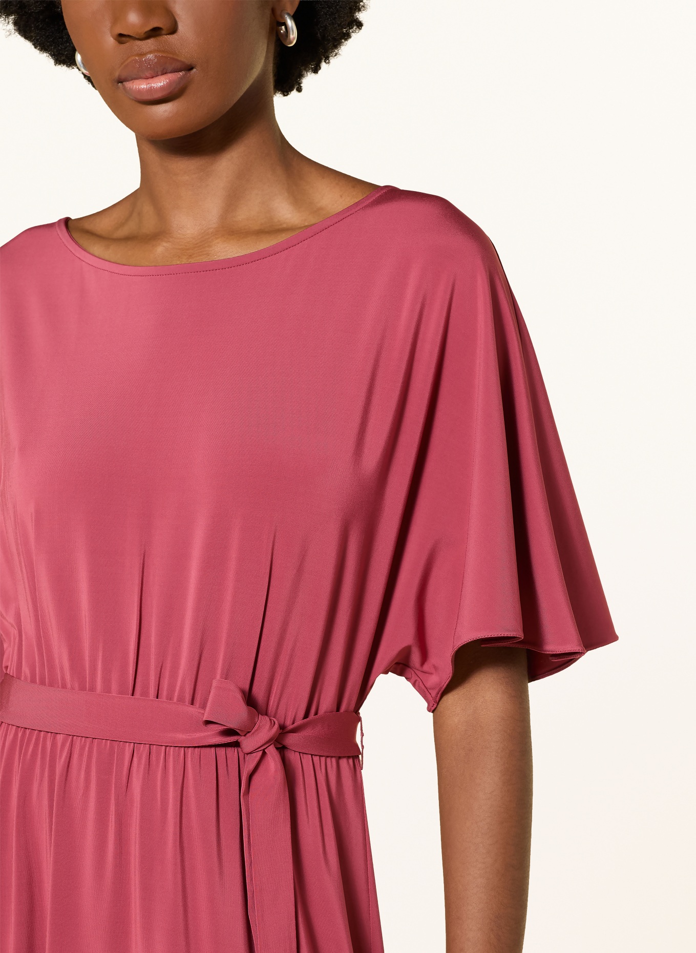 WEEKEND Max Mara Robe en jersey DIVO: ROUGE CLAIR