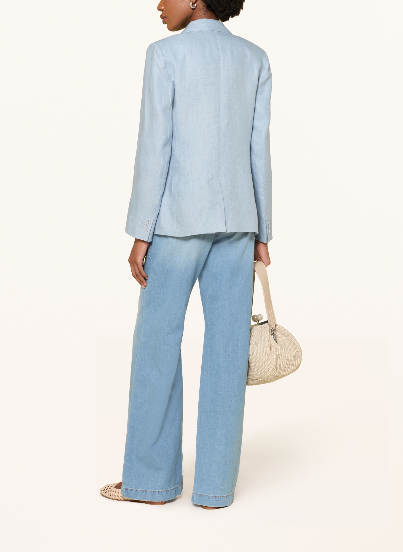 WEEKEND Max Mara Jean à jambes larges LATINO: 006 NAVY