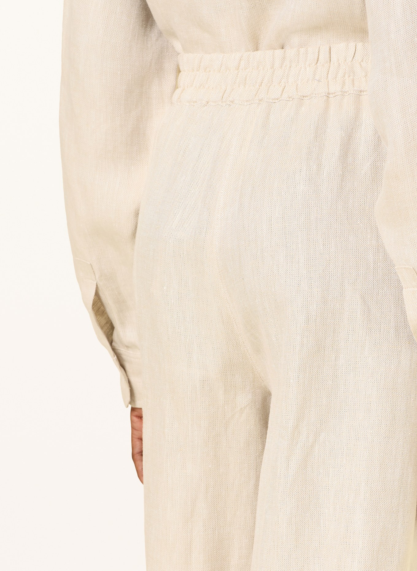 WEEKEND Max Mara 7/8-Hose FELINO aus Leinen: BEIGE