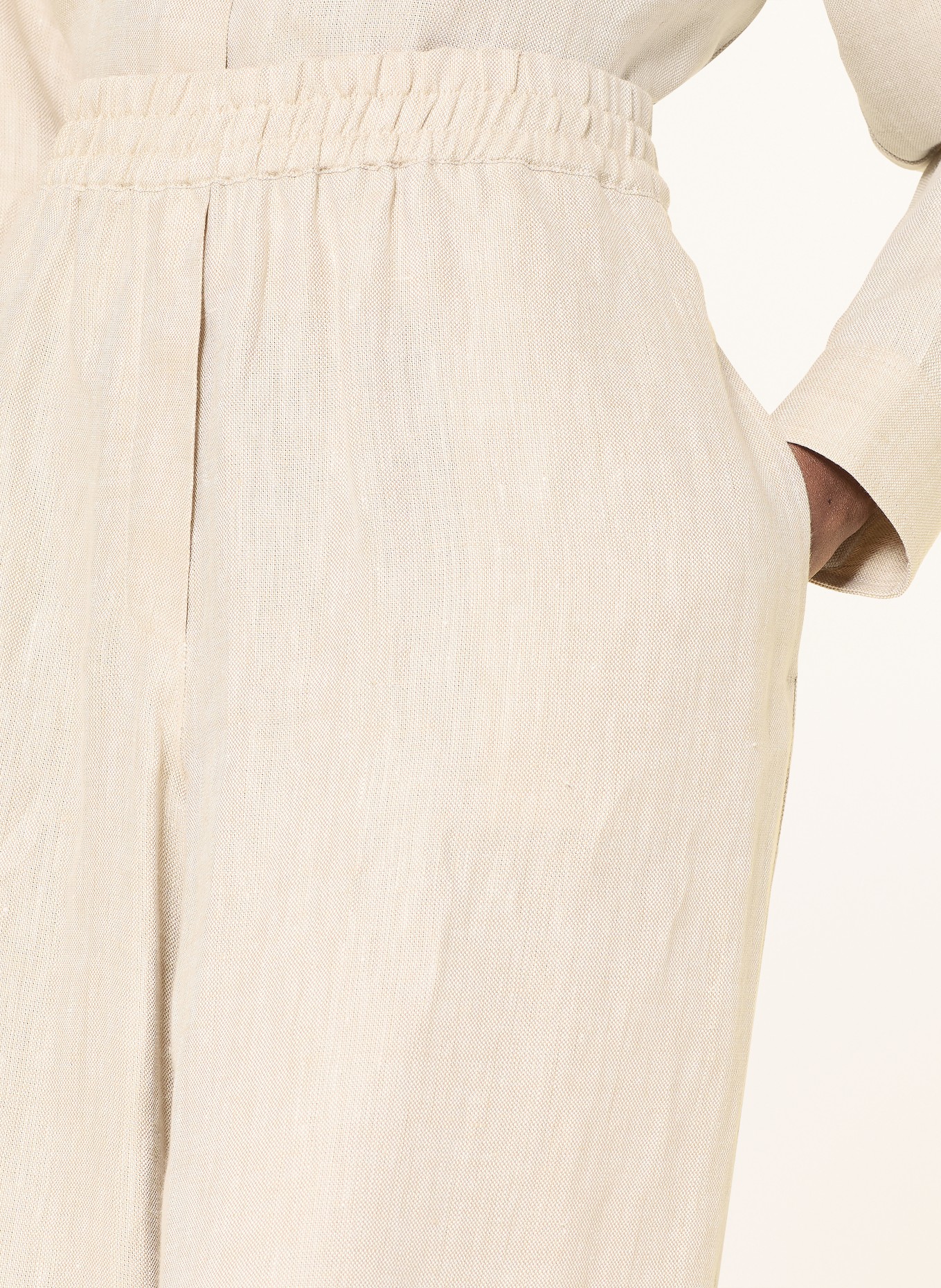 WEEKEND Max Mara 7/8-Hose FELINO aus Leinen: BEIGE
