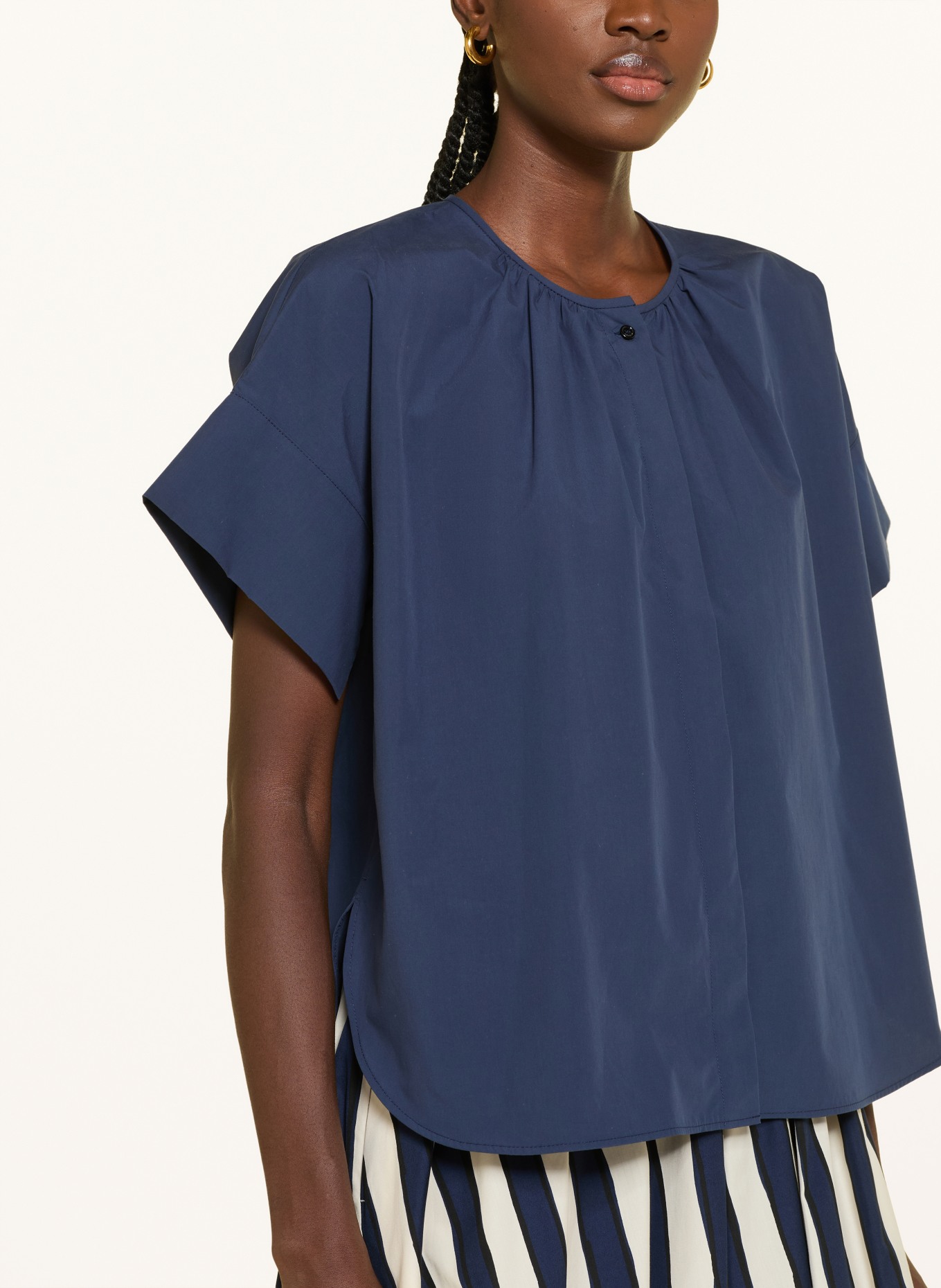WEEKEND Max Mara EDUCATA Blouse: DARK BLUE