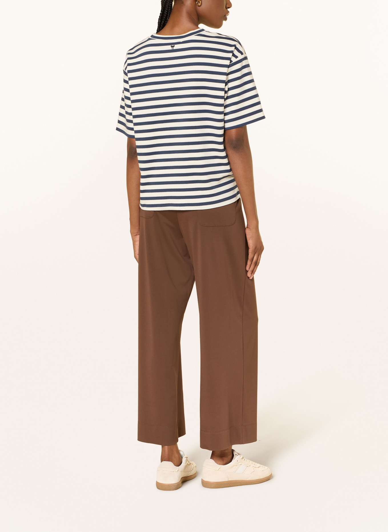 WEEKEND Max Mara Spodnie 7/8 MODICO z dżerseju: BRĄZOWY