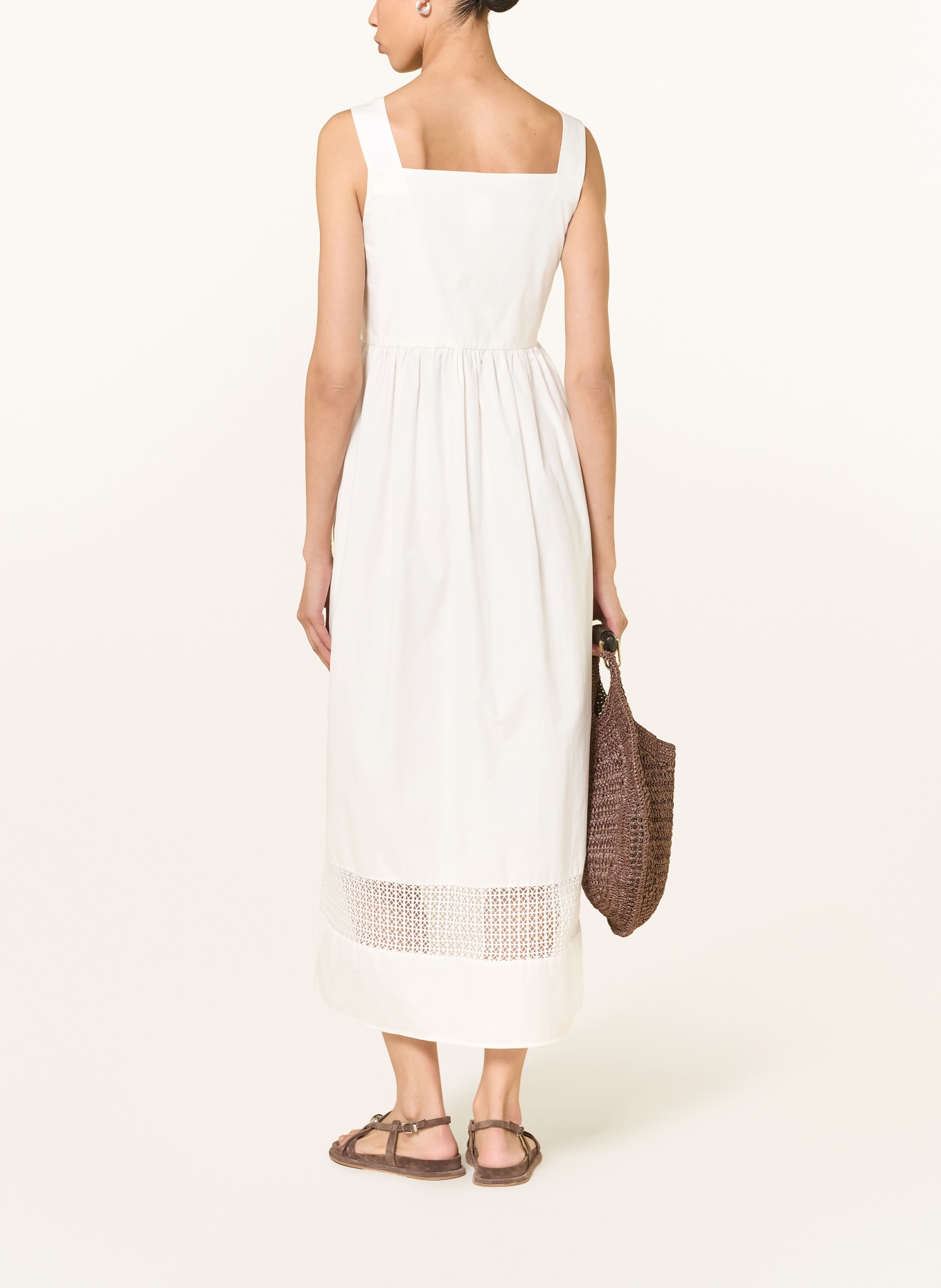 WEEKEND Max Mara Jurk GOLA met kant: WIT