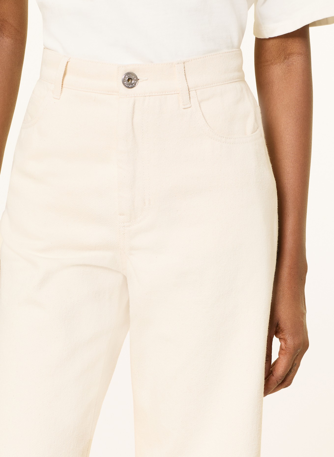 WEEKEND Max Mara Spodnie-spódniczka jeansowe GESTO: 002 ECRU