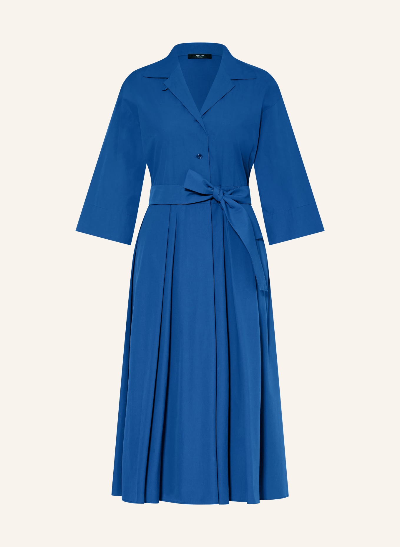 WEEKEND Max Mara Robe chemisier PADANA à manches 3/4: BLEU