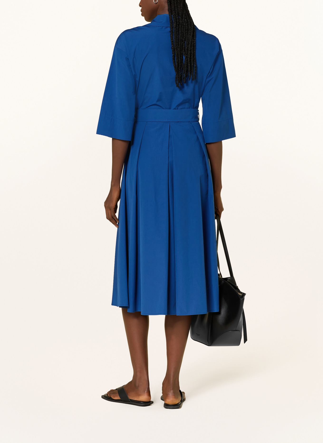 WEEKEND Max Mara Robe chemisier PADANA à manches 3/4: BLEU
