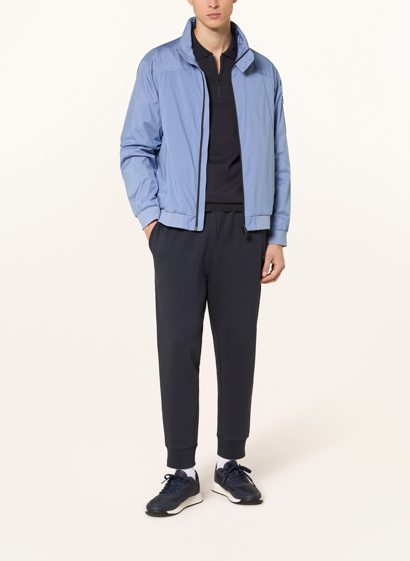 BOSS Funktionsjacke FUSELITE: HELLBLAU