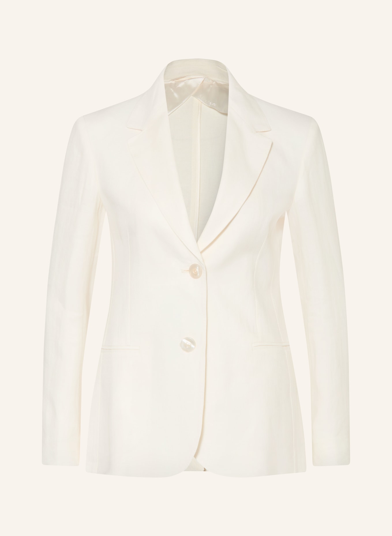 Max Mara STUDIO Linen Blazer MSTBELLO: ECRU