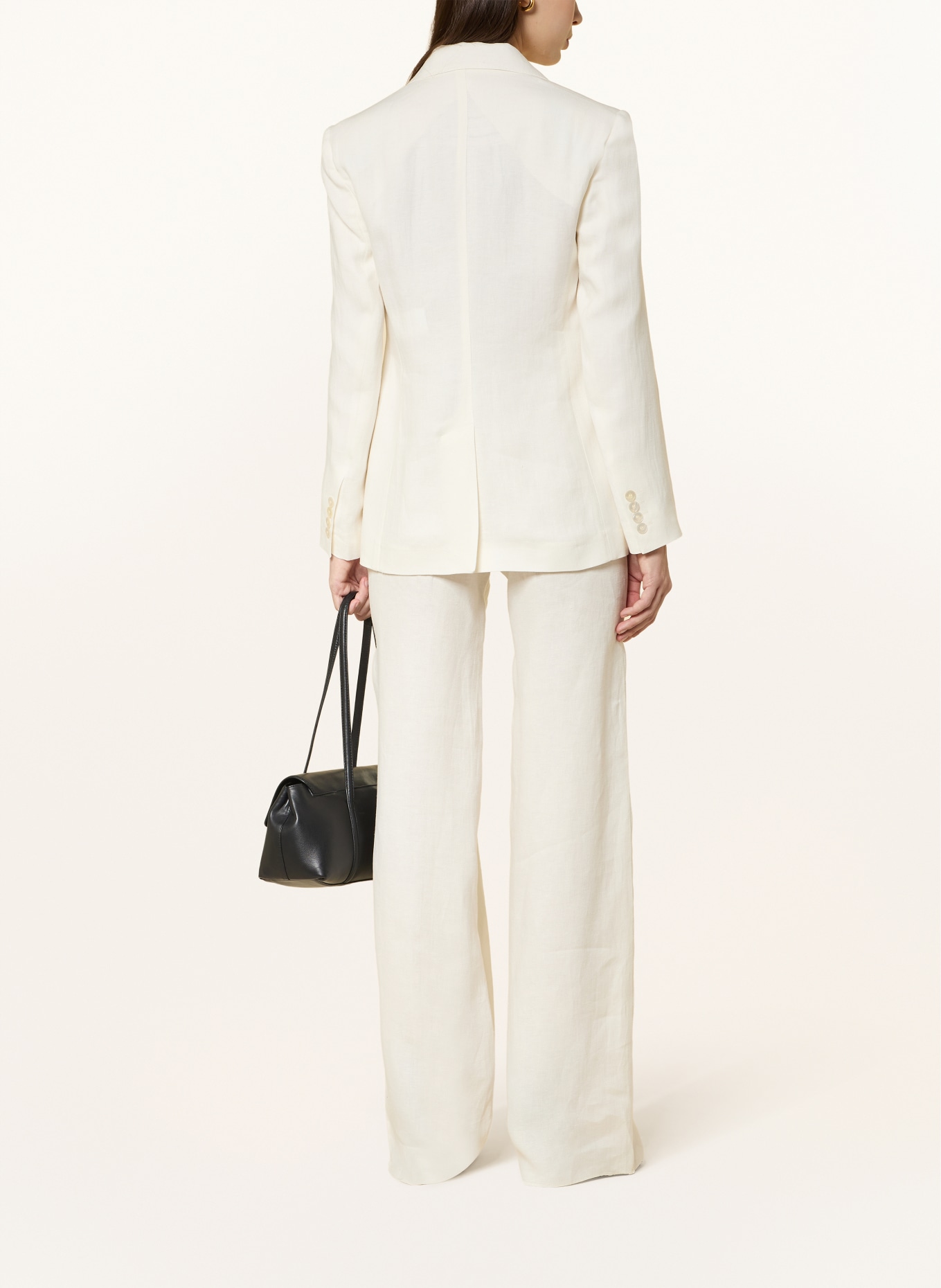 Max Mara STUDIO Linen Blazer MSTBELLO: ECRU