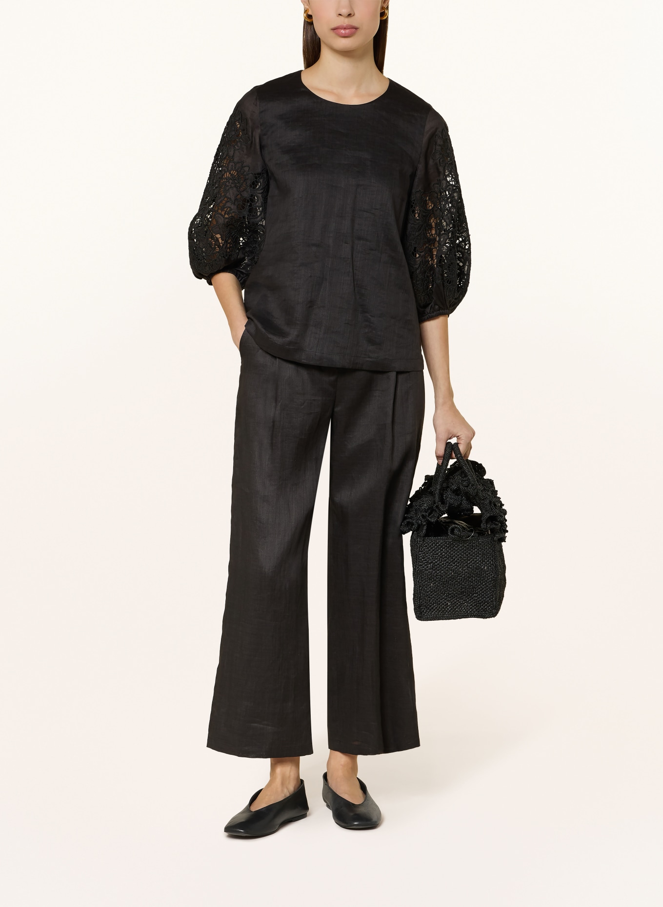 Max Mara STUDIO Spódnico-spodnie TARTUFO: CZARNY