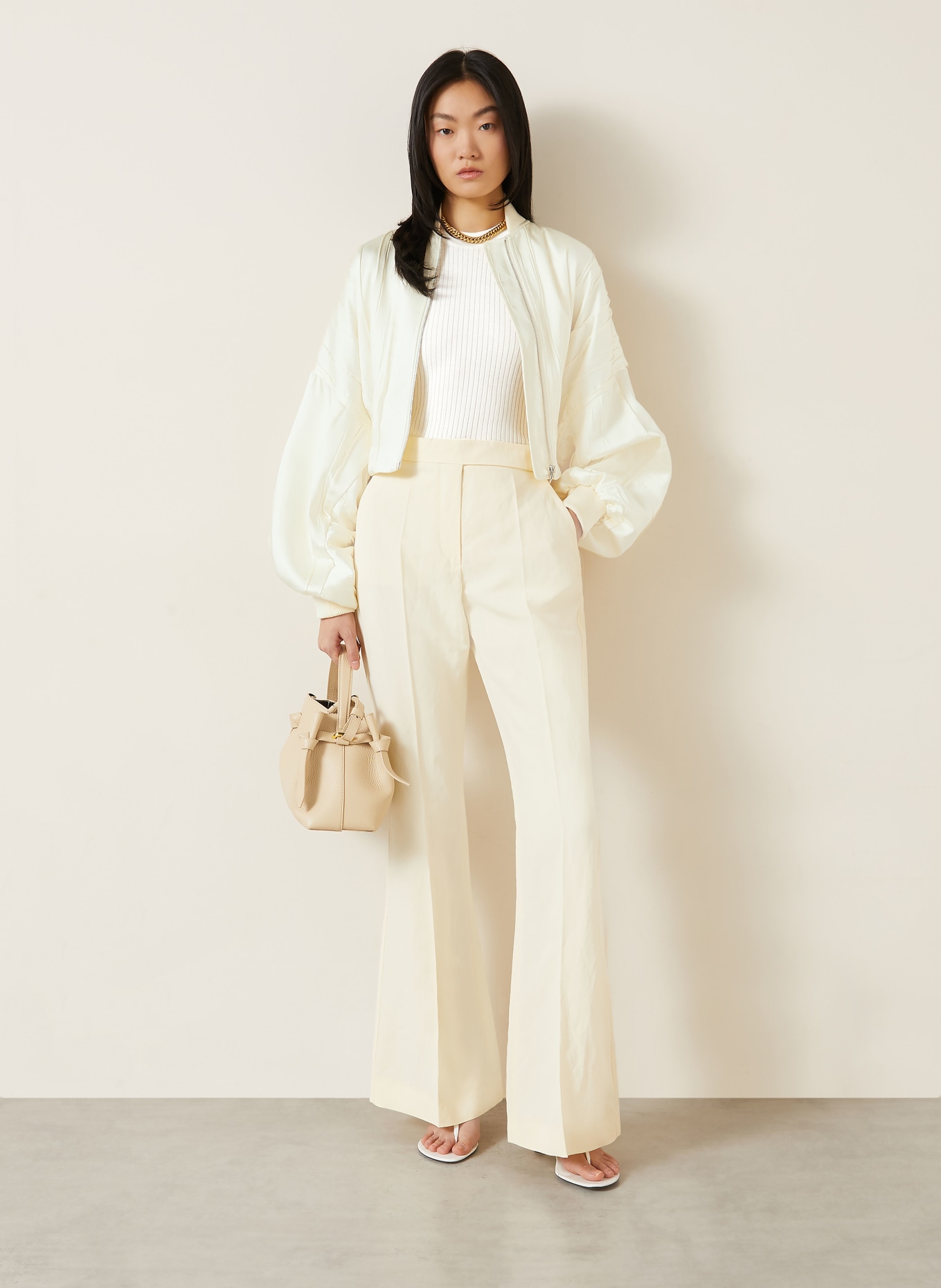 SPORTMAX Gebreide top TIONE: CRÈME