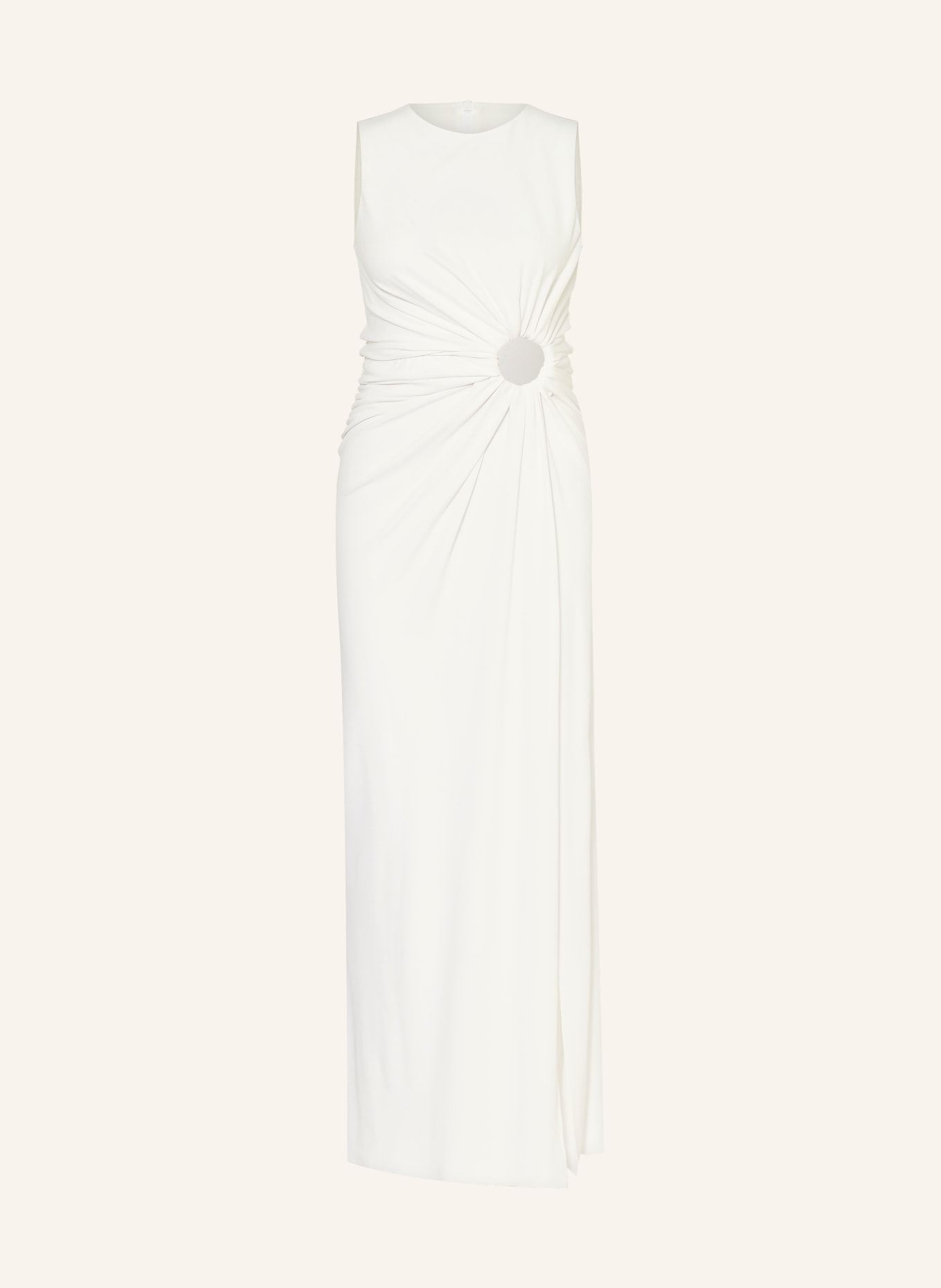 SPORTMAX SALETTA-avondjurk met uitsnijding: WIT