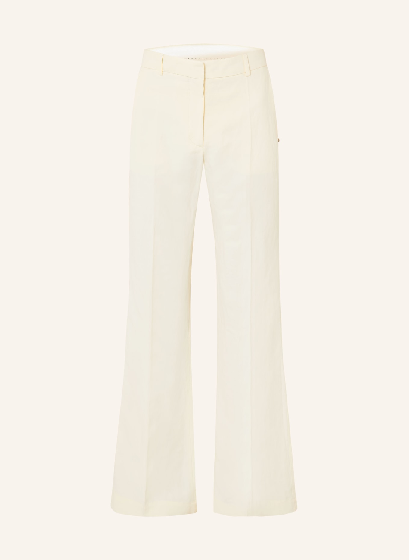 SPORTMAX Bootcut-broek FRAGOLA: CRÈME