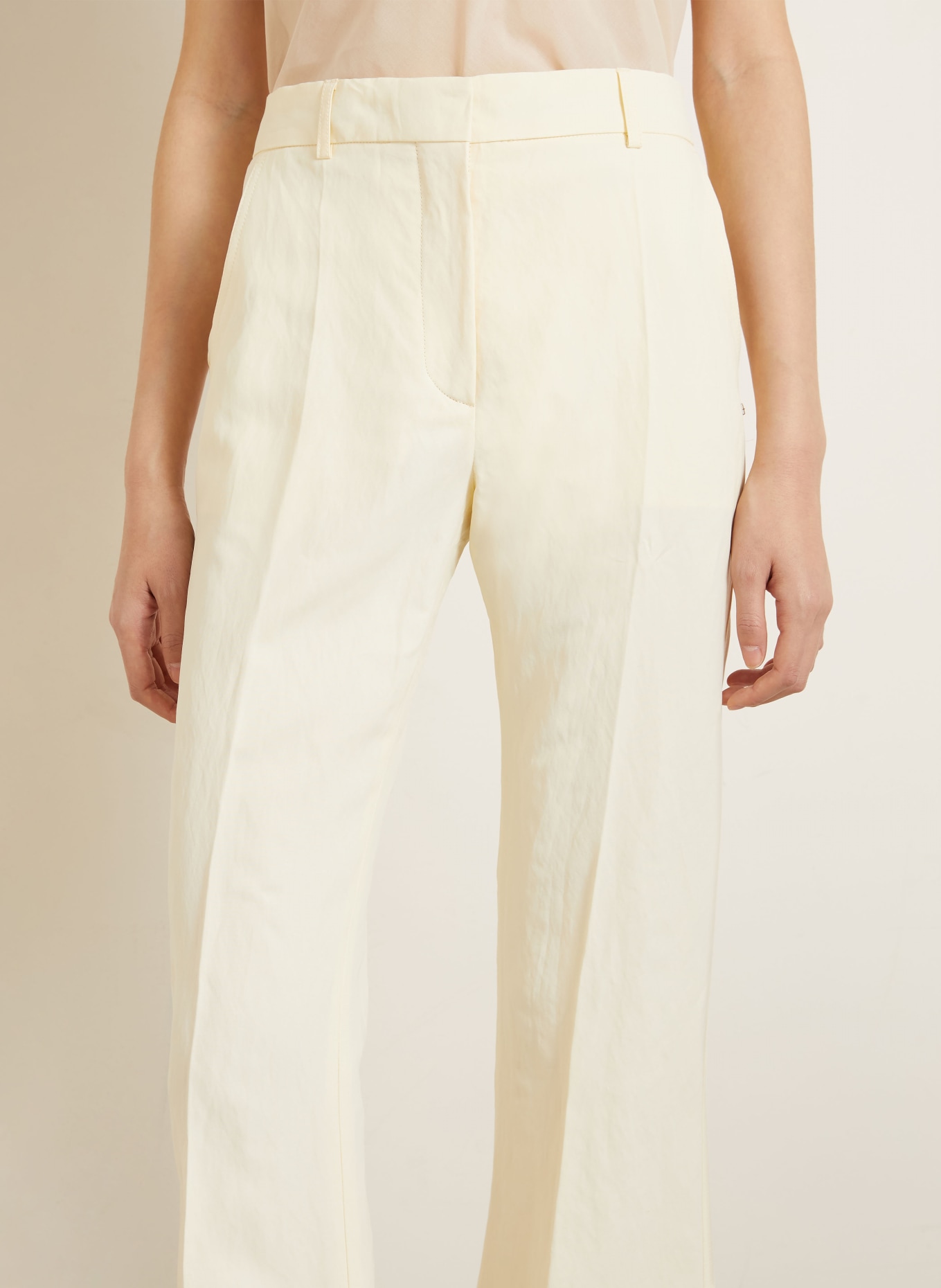 SPORTMAX Bootcut-broek FRAGOLA: CRÈME