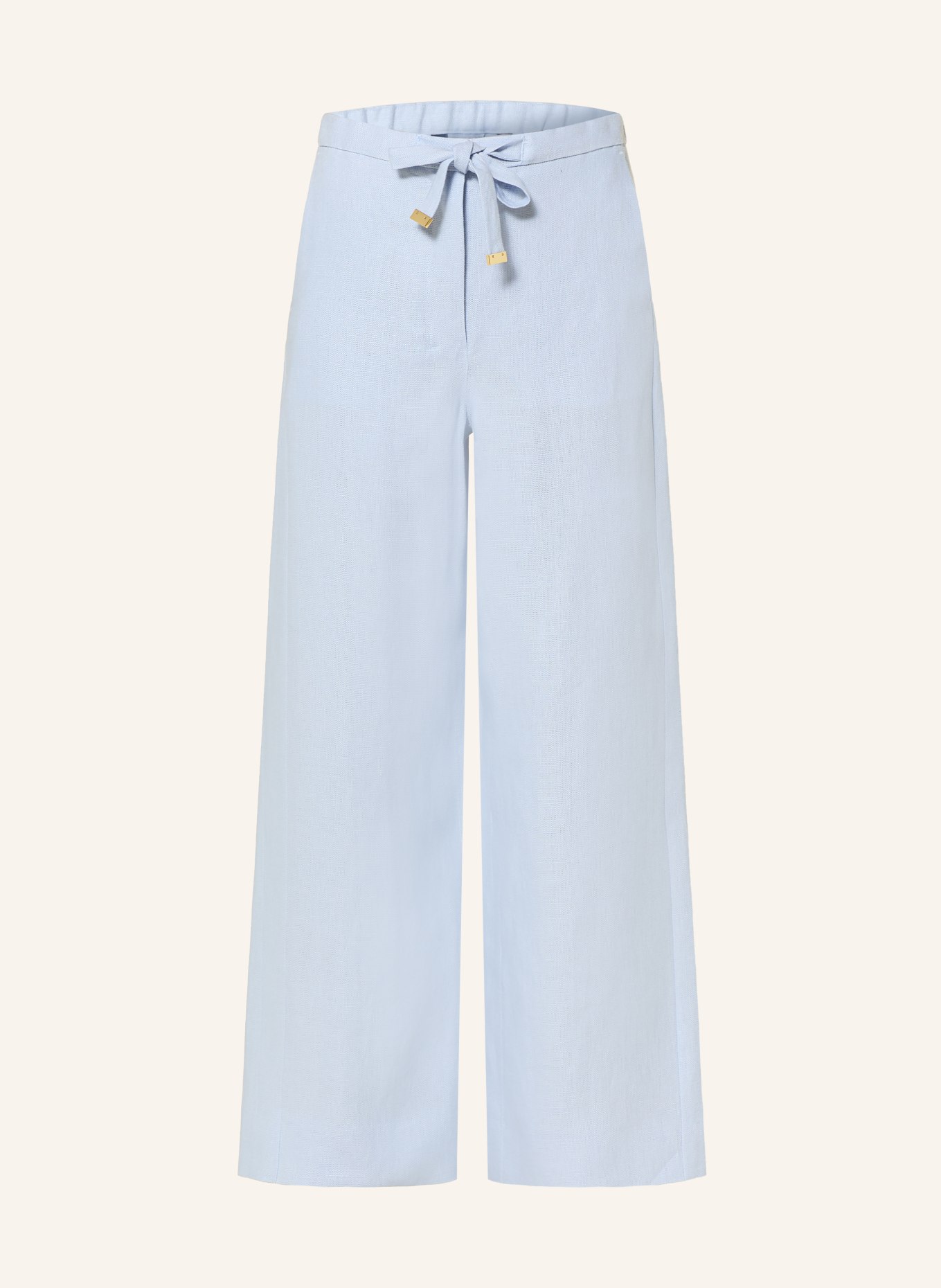 S Max Mara Leinen-Culotte AMEDEA: HELLBLAU