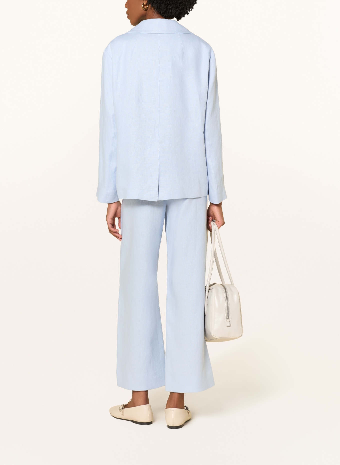 S Max Mara Leinenblazer AVENUE: HELLBLAU