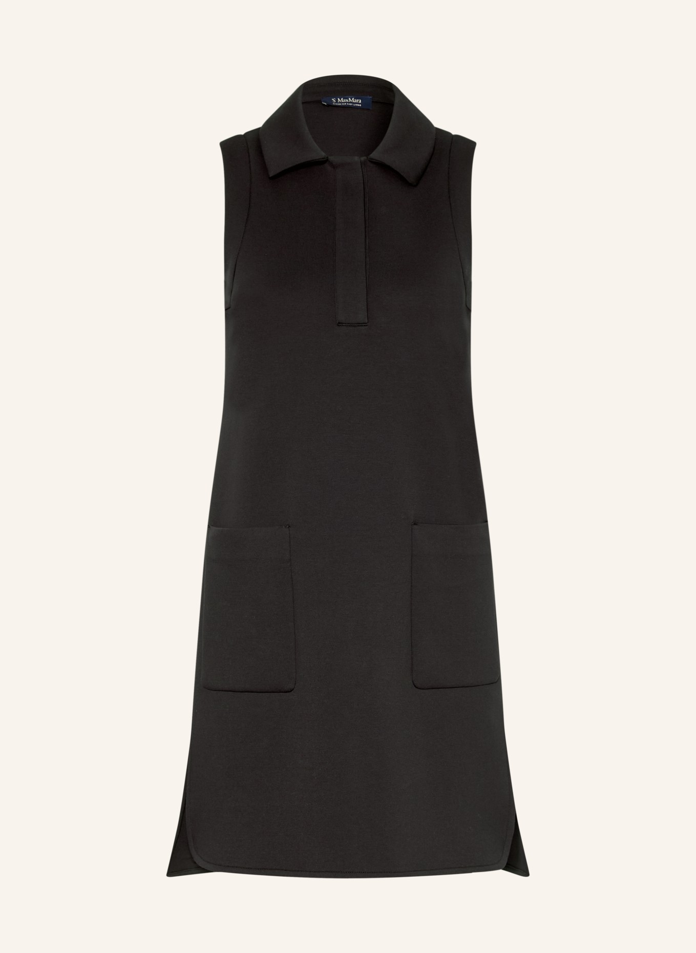 S Max Mara Sukienka kopertowa SAGGINA: CZARNY