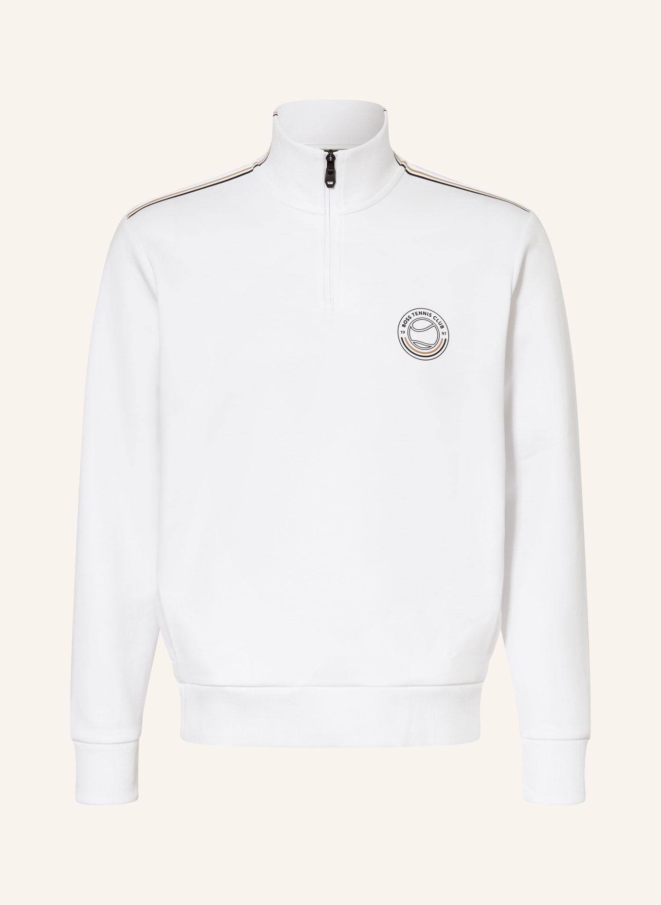 BOSS Sweatshirt: WHITE