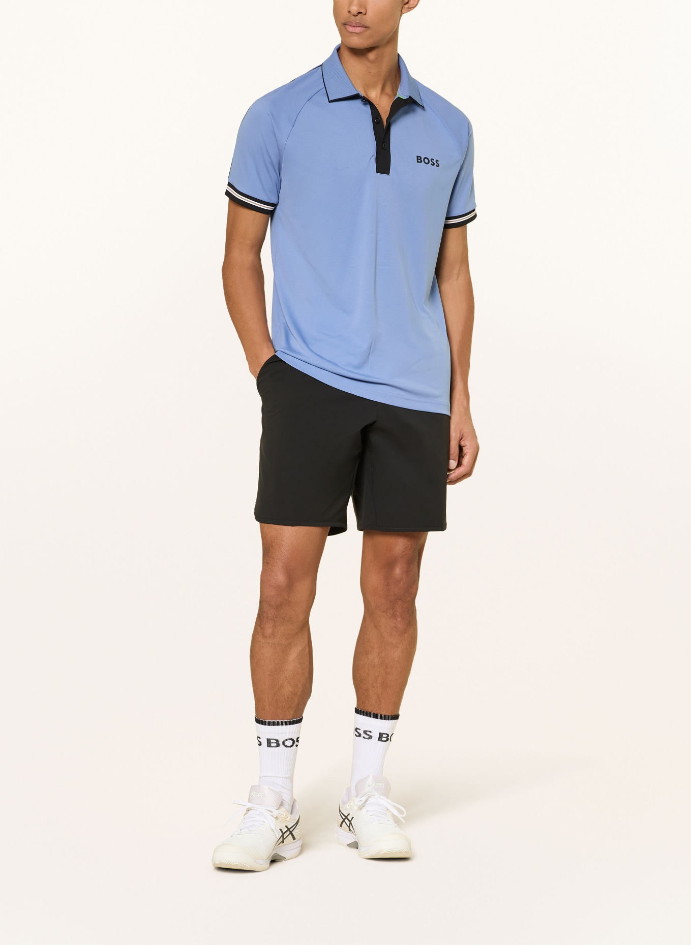 BOSS Funktions-Poloshirt ACTIVE Slim Fit: HELLBLAU