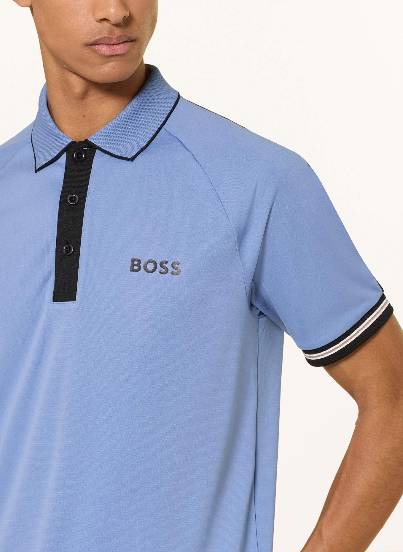 BOSS Funktions-Poloshirt ACTIVE Slim Fit: HELLBLAU