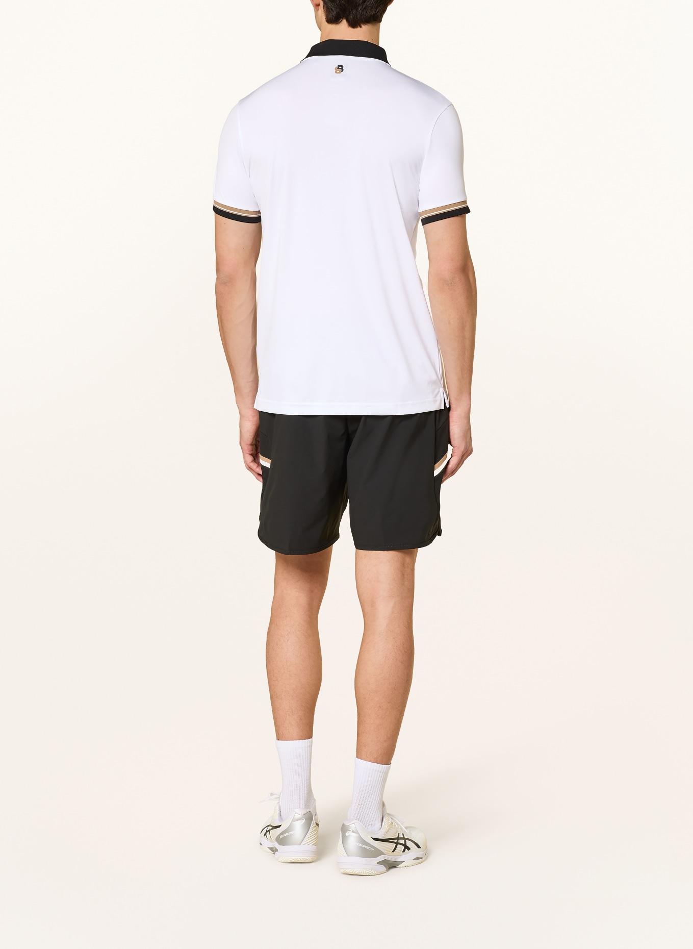 BOSS Functional polo shirt: WHITE