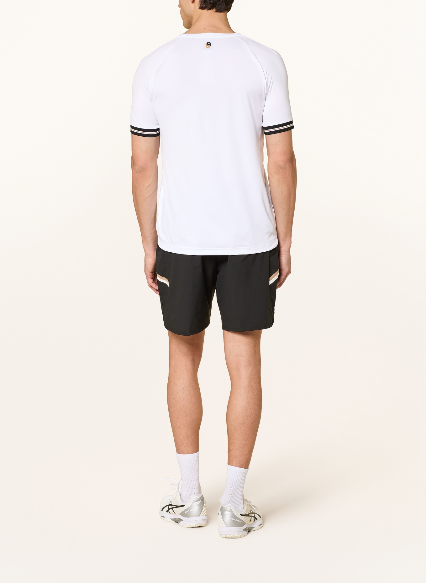BOSS ACTIVE functional shirt: WHITE