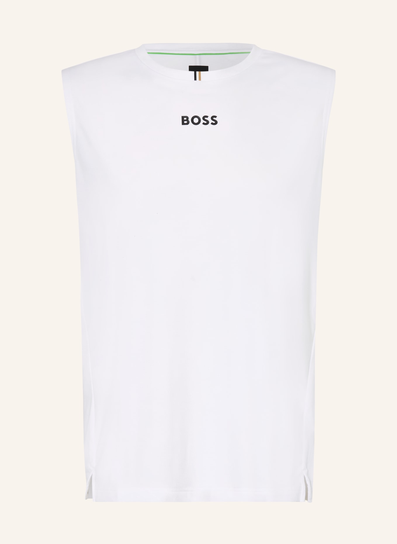 BOSS Koszulka bez rękawów SERVE: BIAŁY