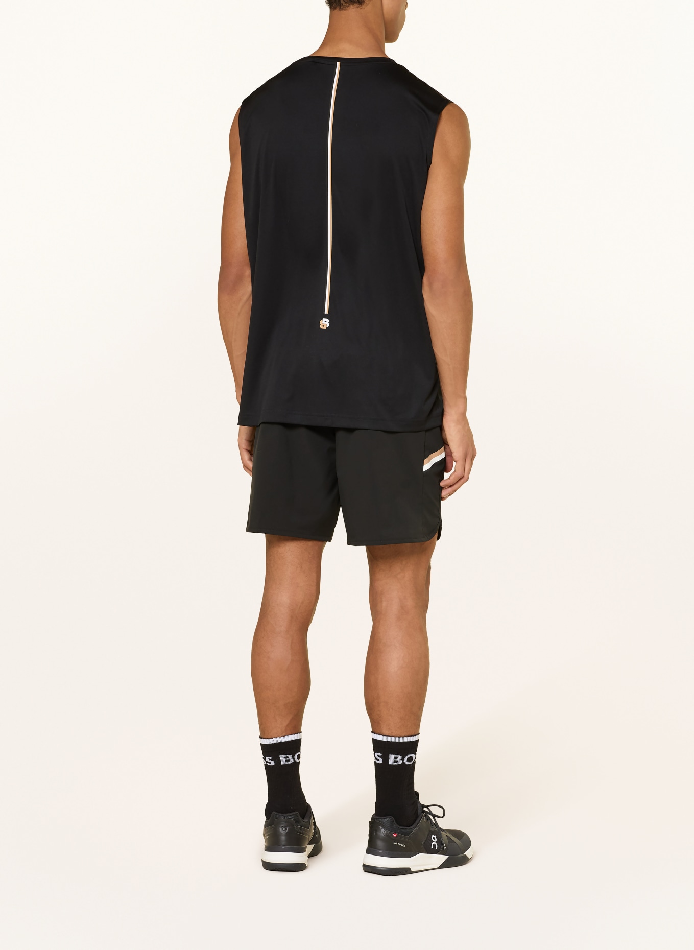 BOSS SERVE Tank Top: BLACK
