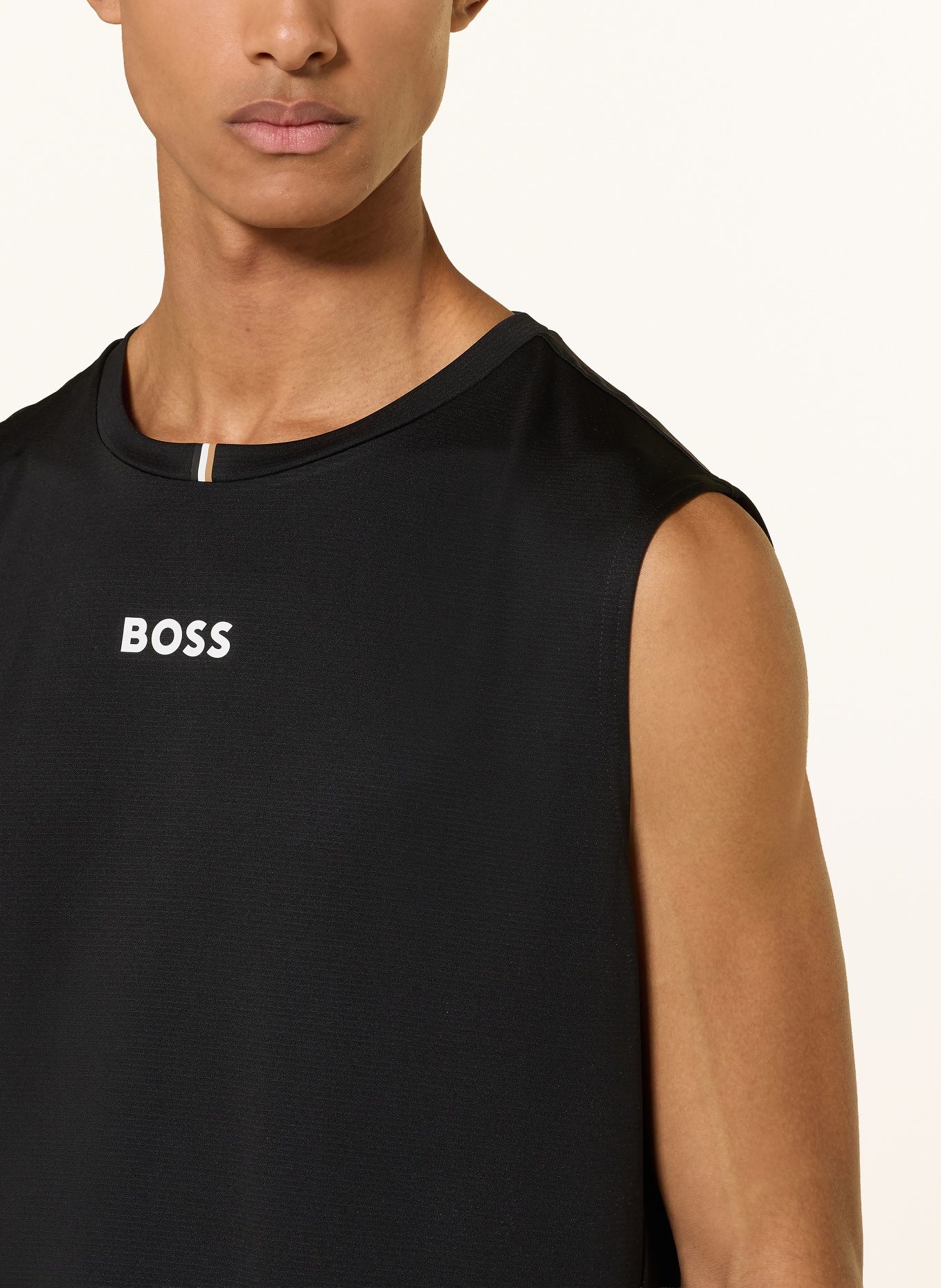 BOSS SERVE Tank Top: BLACK