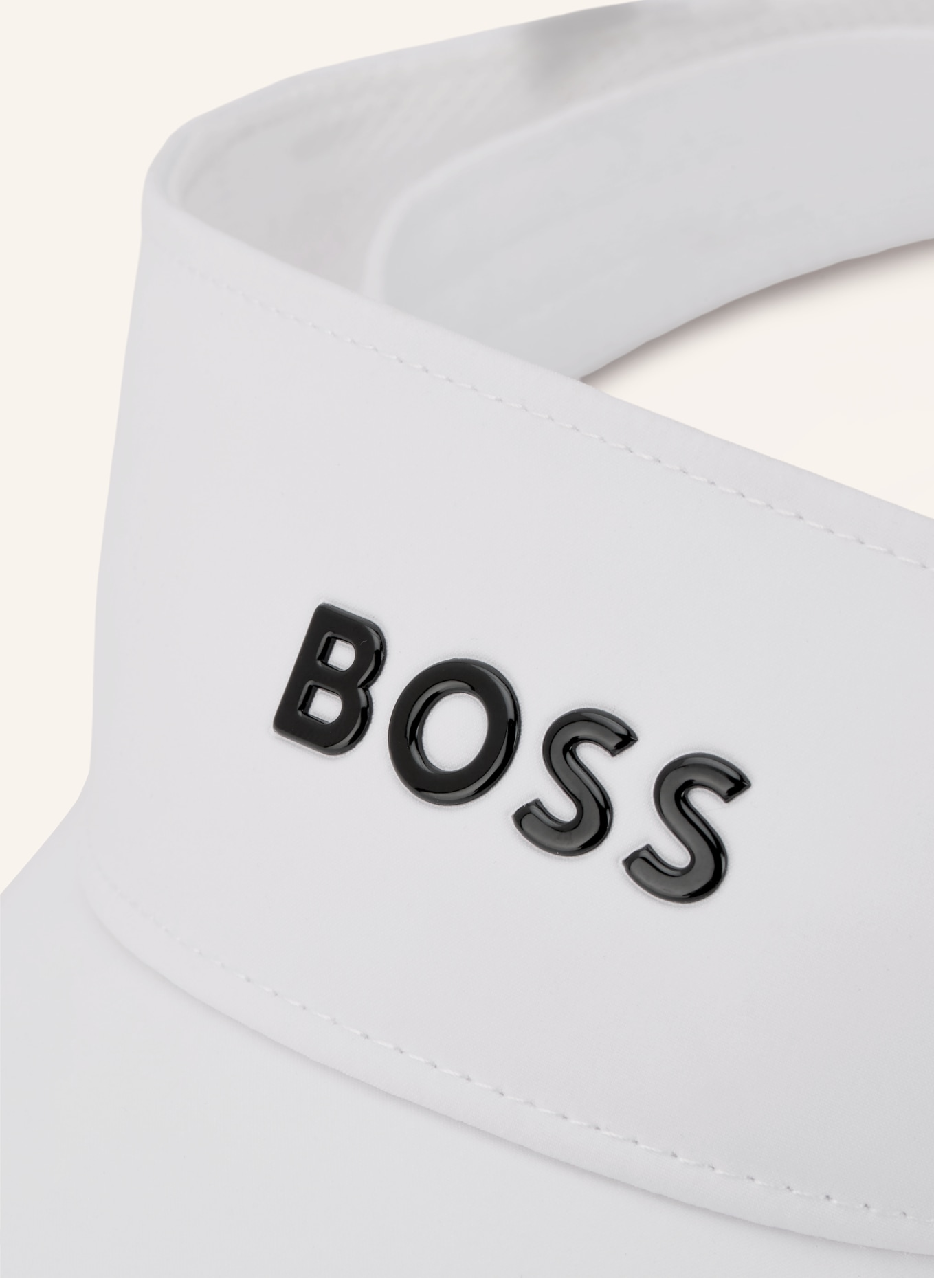 BOSS Pet met klep QUILL-TENNIS-ON-COURT: WIT