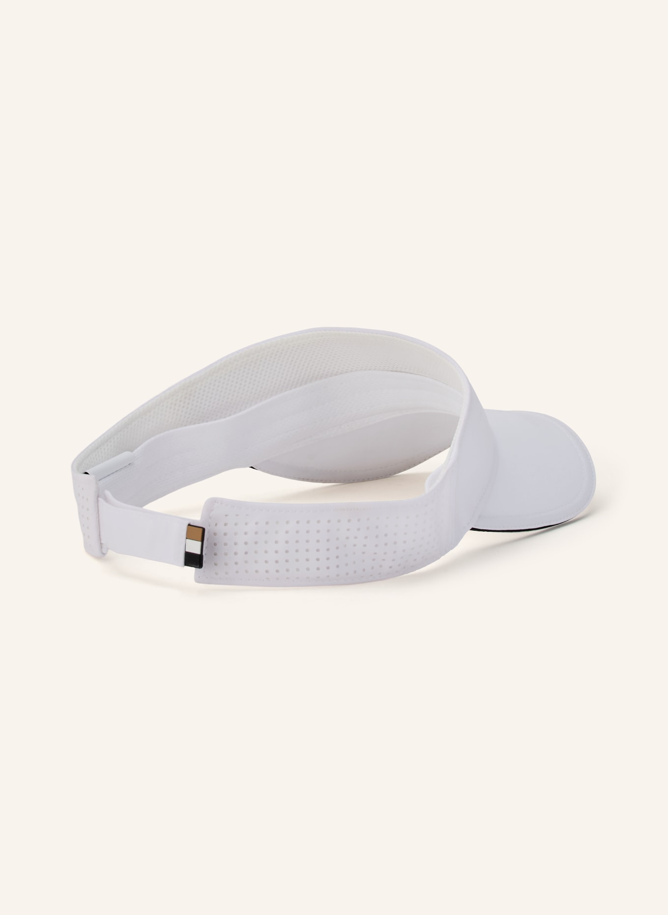 BOSS Pet met klep QUILL-TENNIS-ON-COURT: WIT