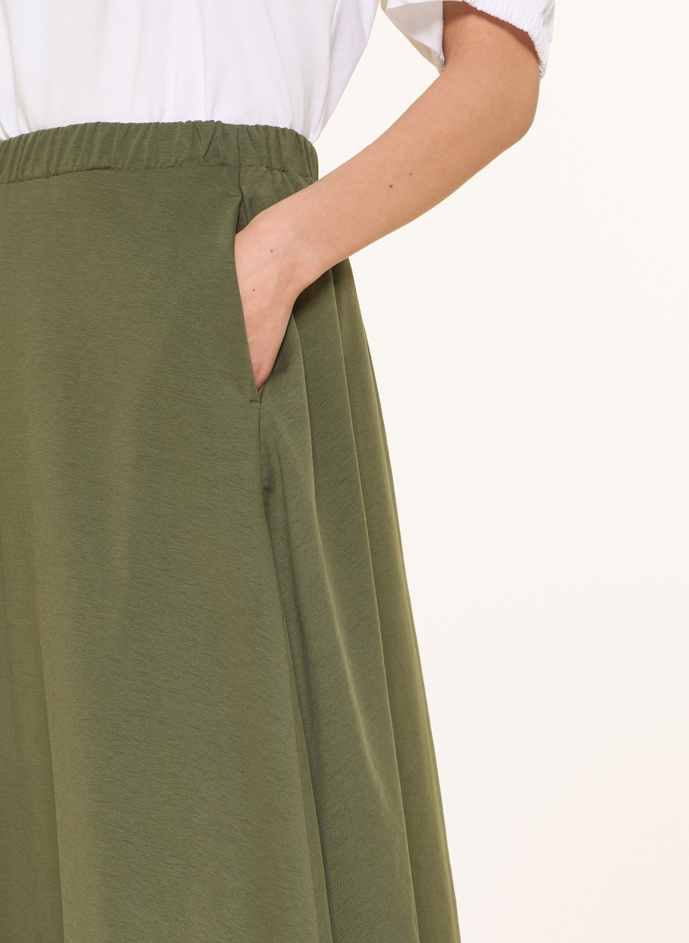 MM by Max Mara Jupe en jersey RIBES: OLIVE