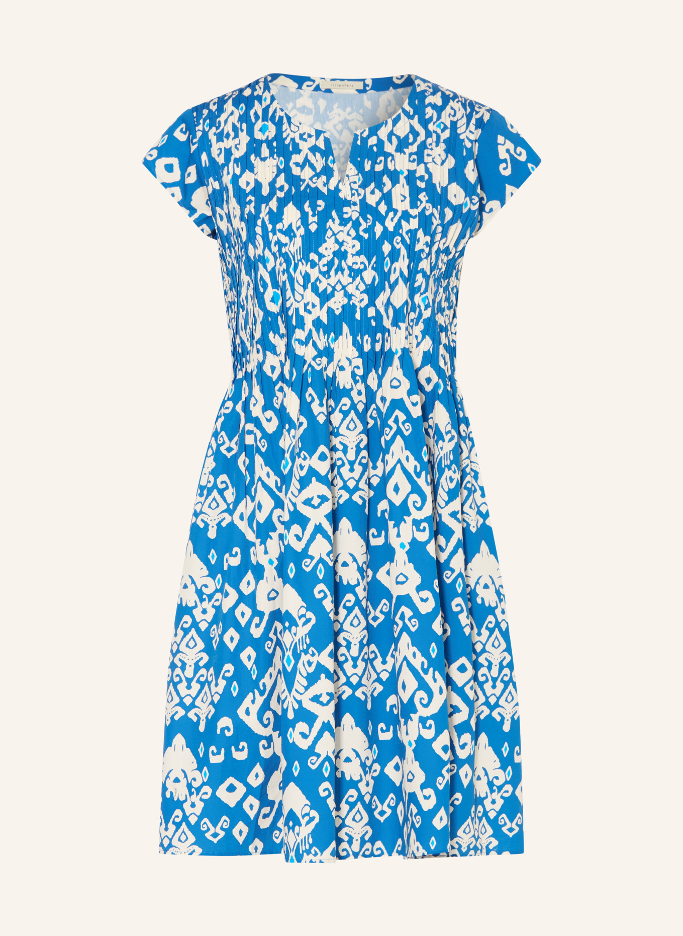lilienfels Kleid: BLAU / CREME