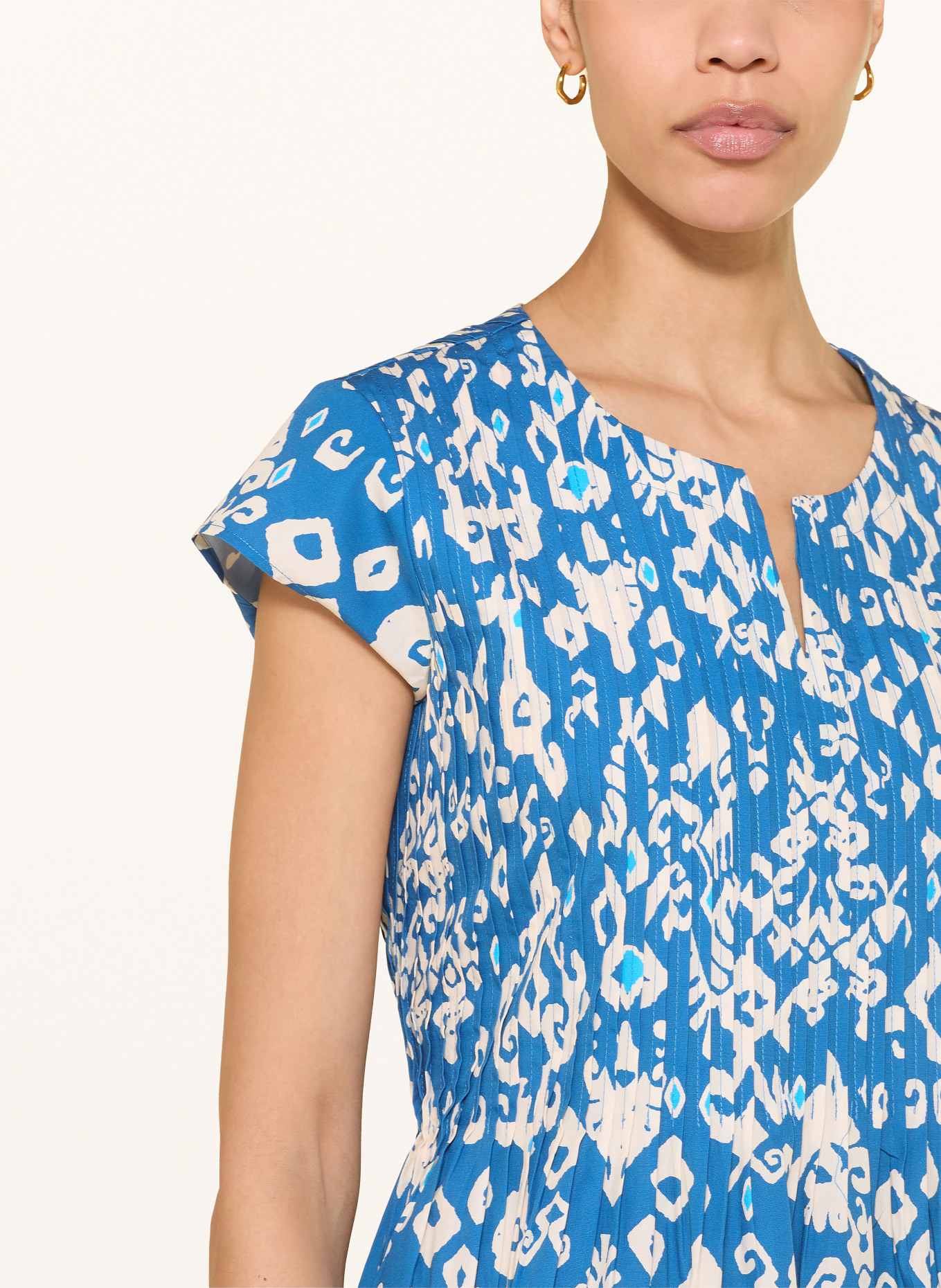 lilienfels Kleid: BLAU / CREME