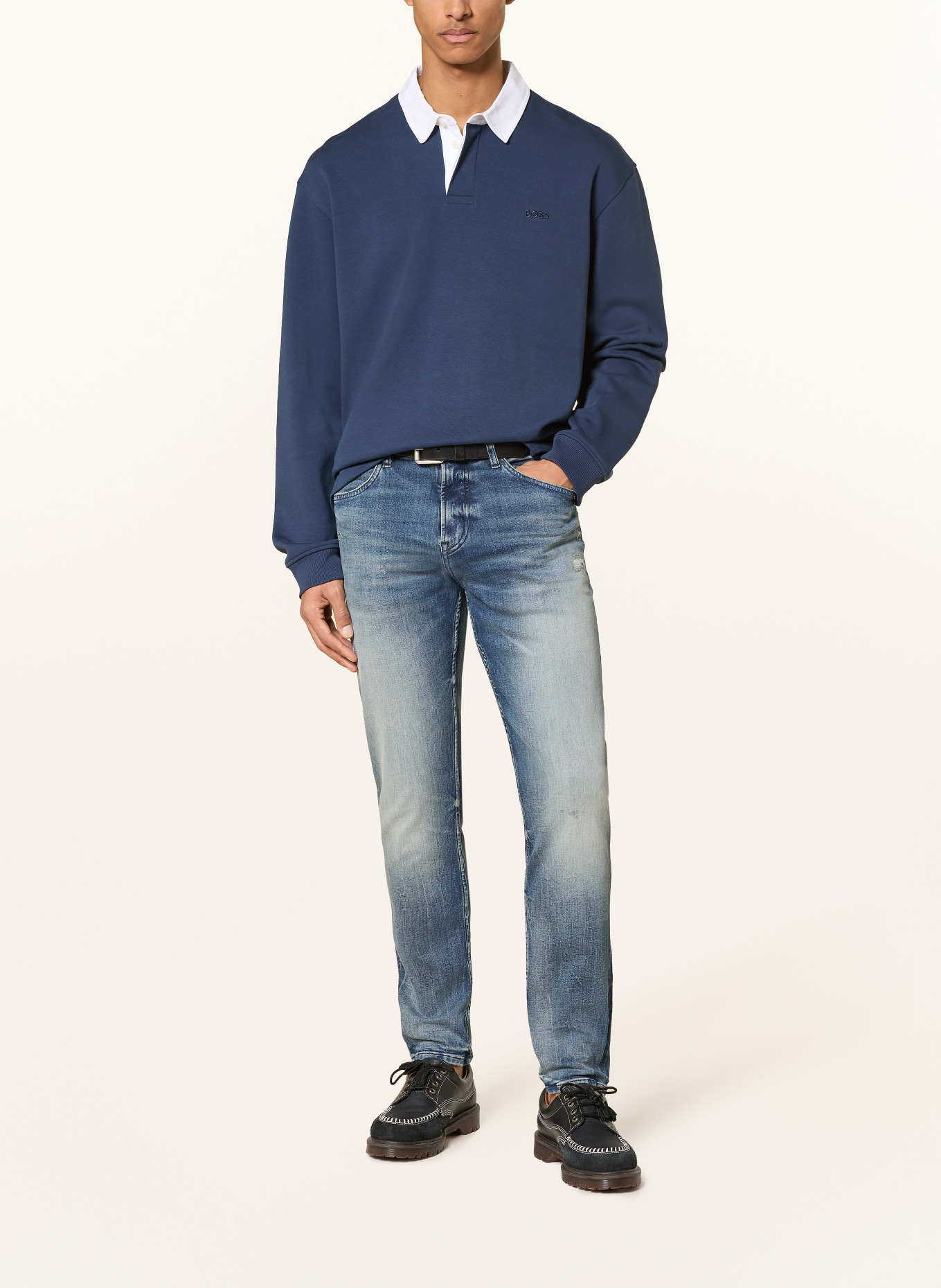 BOSS Jeans ONYX Slim Fit: 416 NAVY