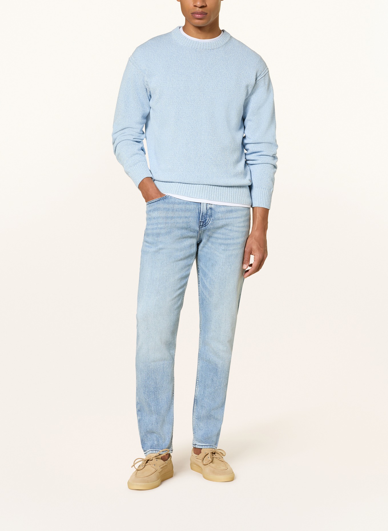 BOSS Jean ONYX coupe droite: 431 BRIGHT BLUE