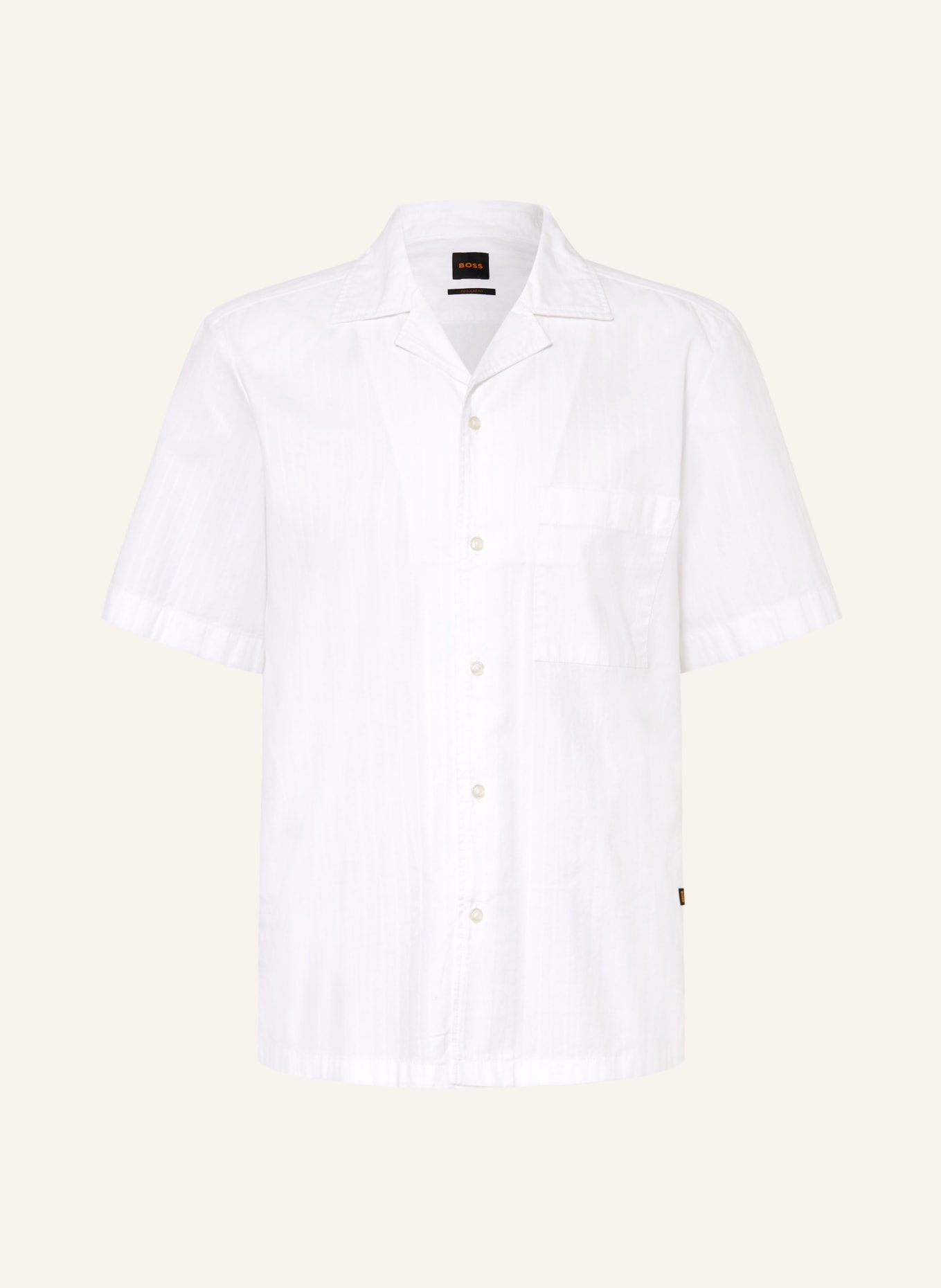 BOSS Resorthemd RAYER Regular Fit: WIT