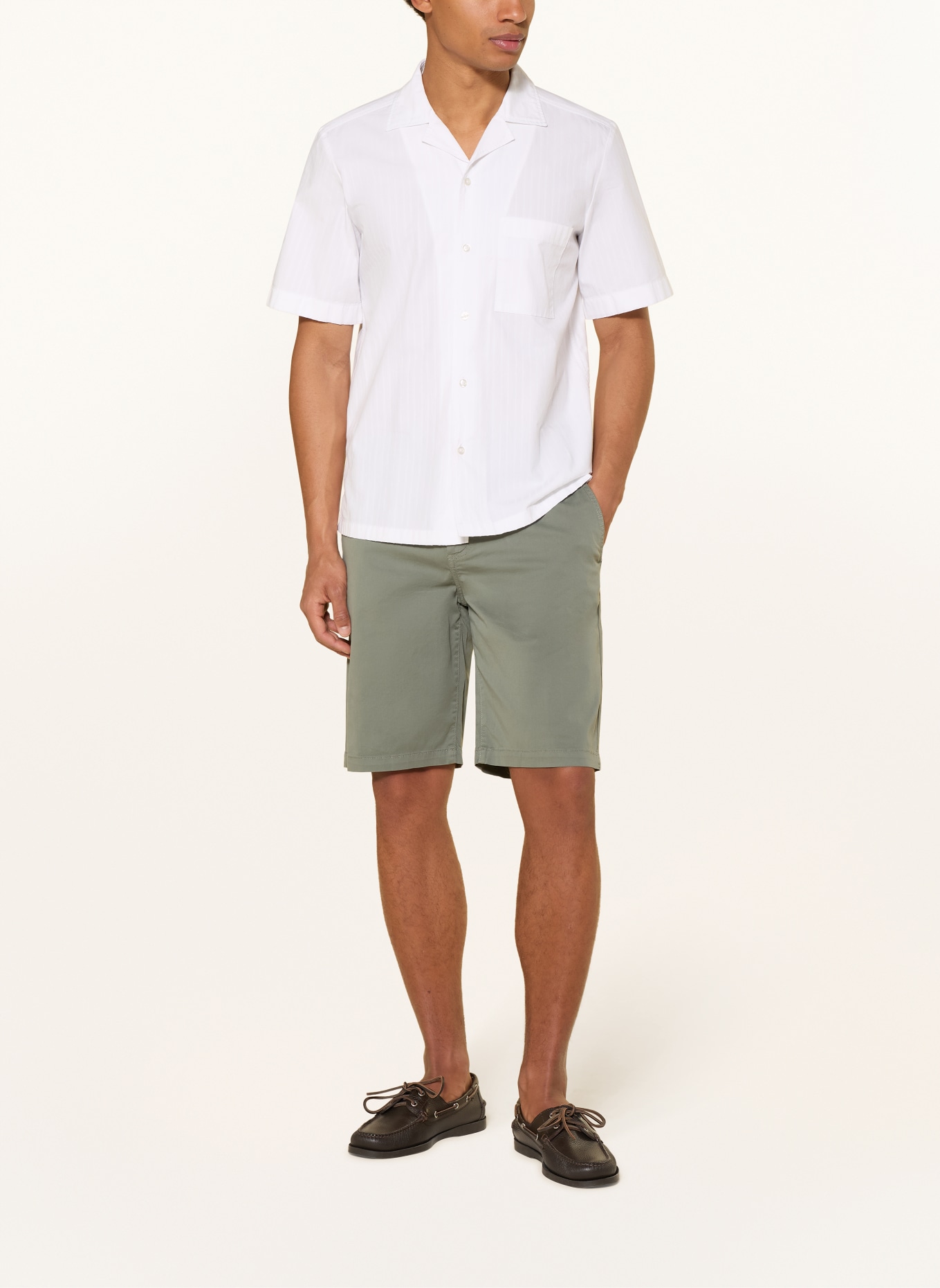 BOSS Resorthemd RAYER Regular Fit: WIT