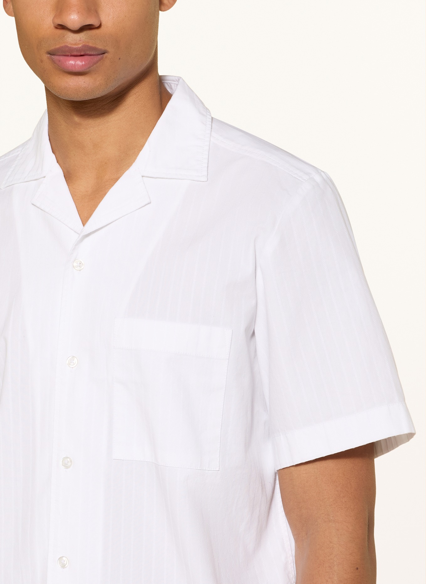 BOSS Resorthemd RAYER Regular Fit: WIT